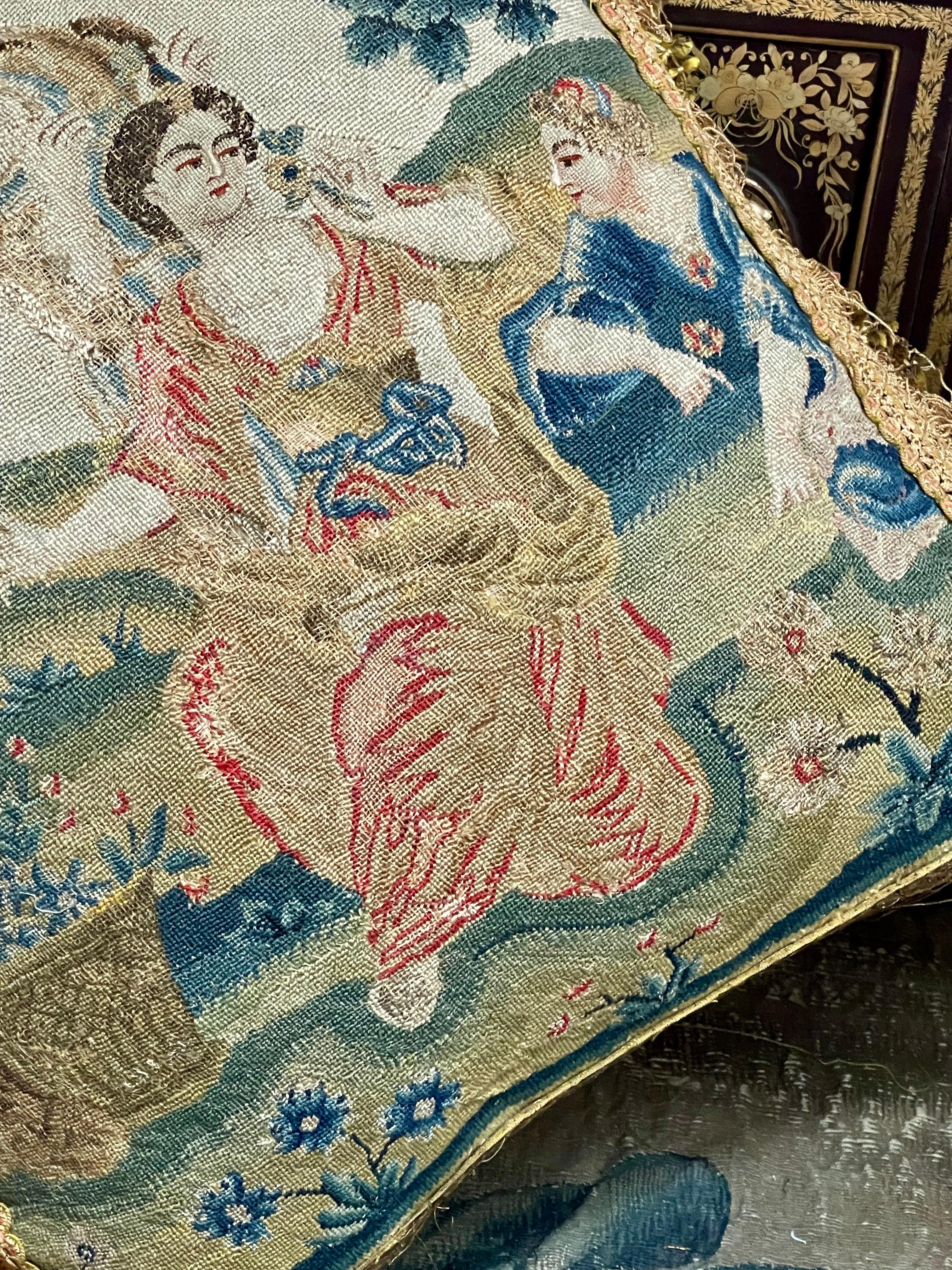 Cuscino ad ago francese del XVIII secolo in vendita 1