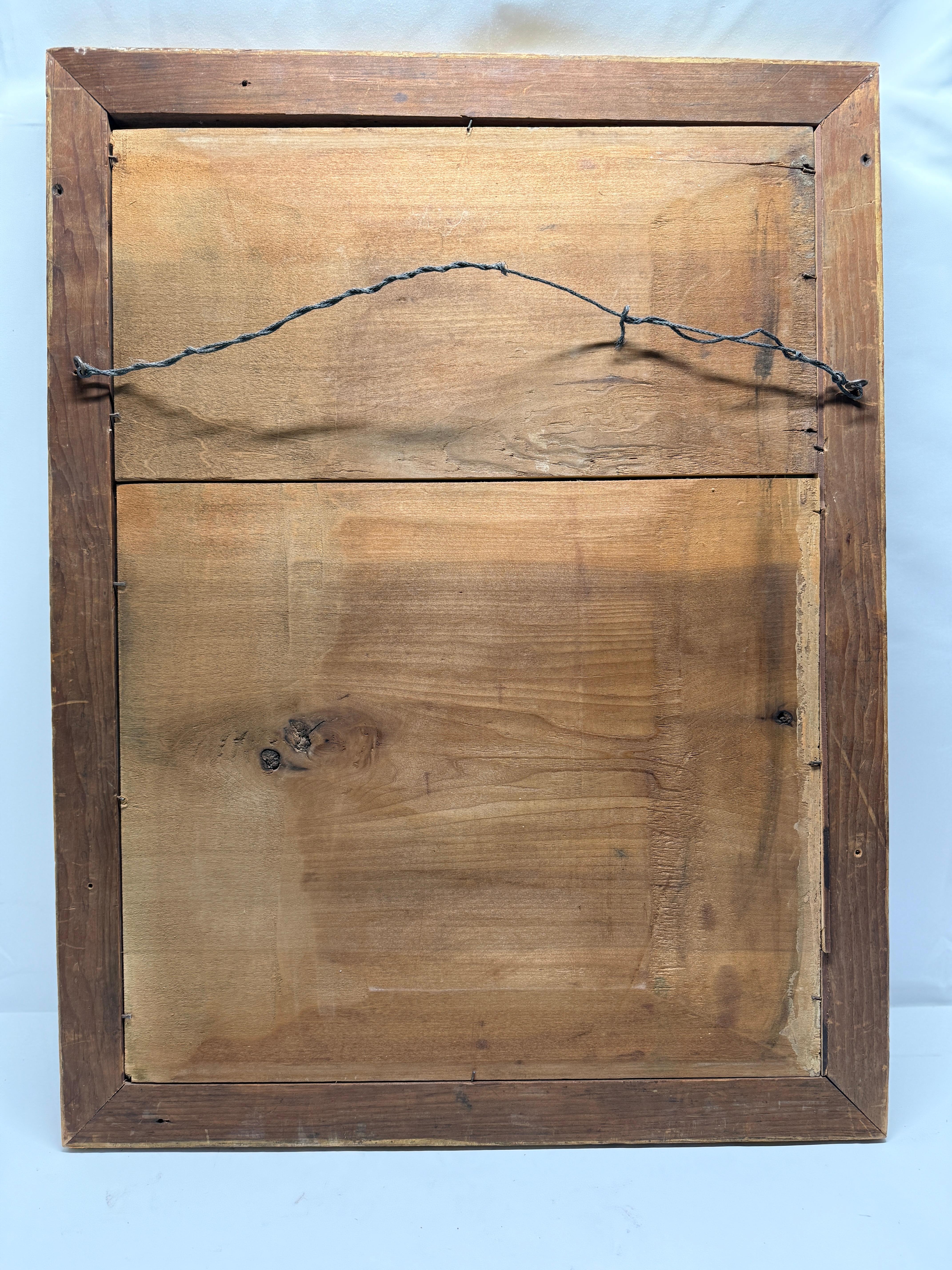 18th Century French Neoclassical Hand-Painted Panel on Canvas For Sale 9