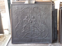 18th Century French Neoclassical 'Hercules and Omphale' Fireback