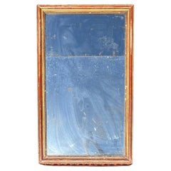18th Century French Neoclassical Large Split Panel Wall Mirror.