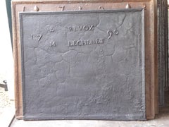 18th Century French Neoclassical 'Marriage' Fireback / Backsplash