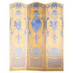 18th Century French Neoclassical Painted Screen