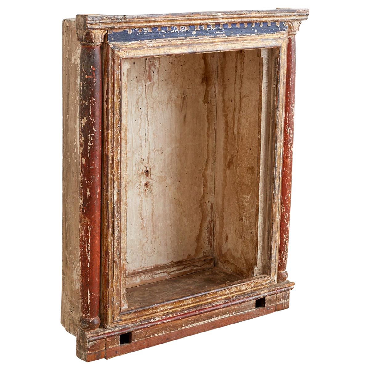 18th Century French Niche or Shrine Display Cabinet