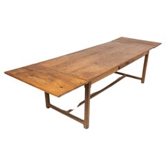 Antique 18th Century French Oak and Pine Table