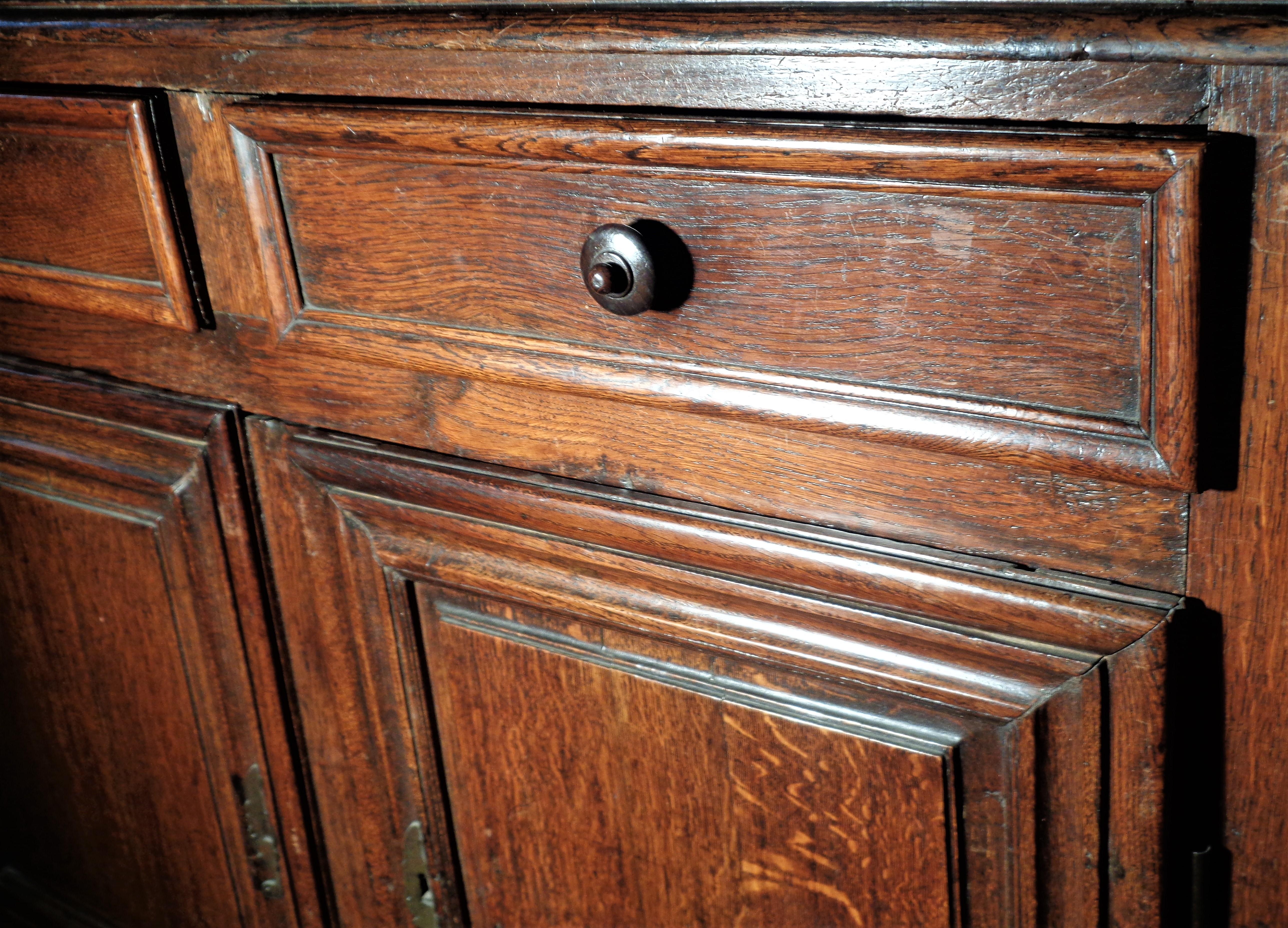 French Provincial 18th Century French Oak Buffet