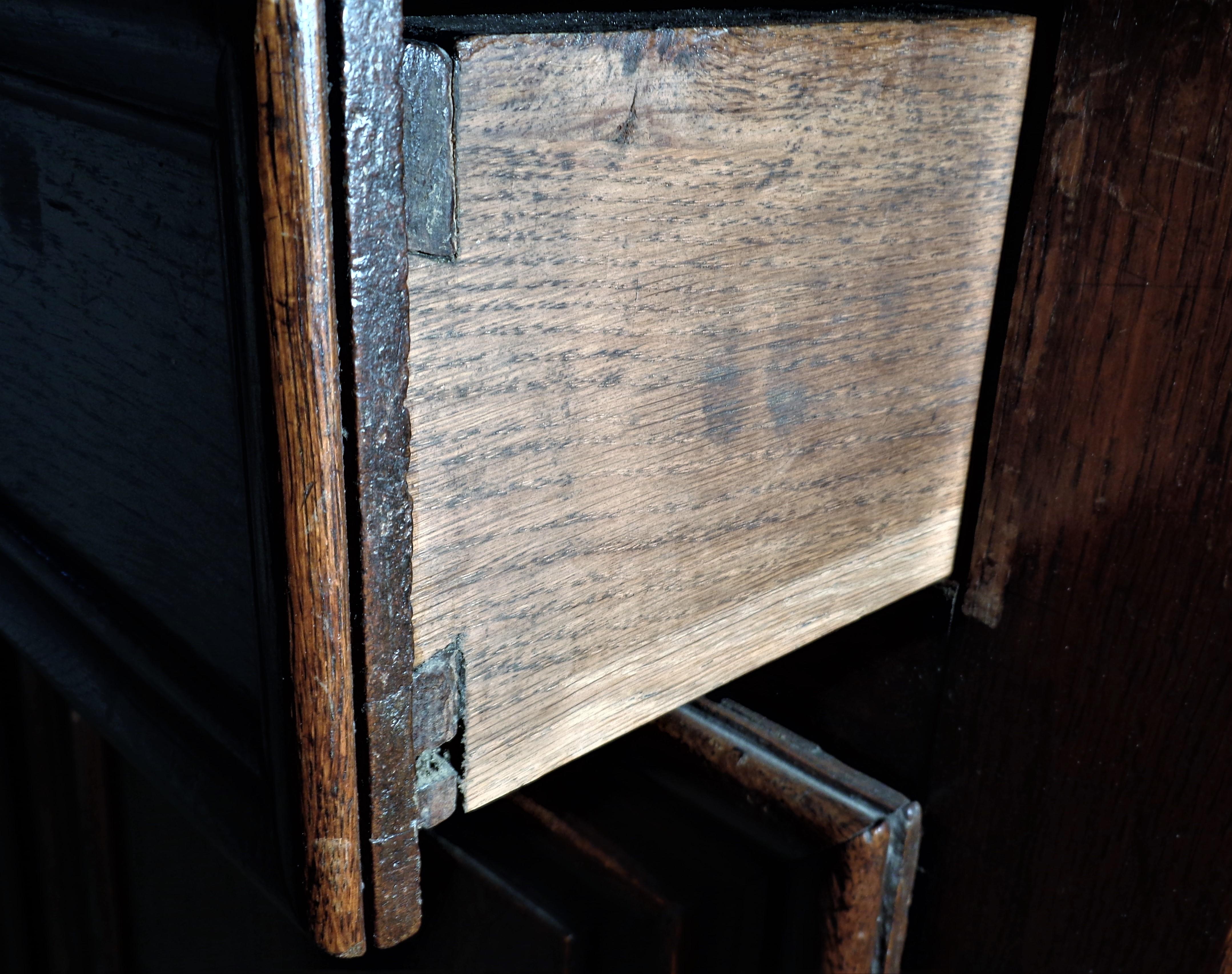 Brass 18th Century French Oak Buffet