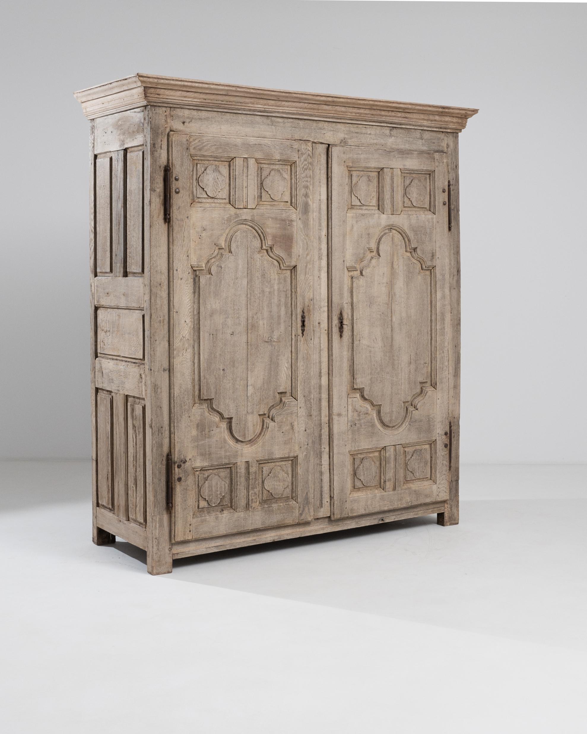18th Century French, Oak Cabinet In Good Condition In High Point, NC