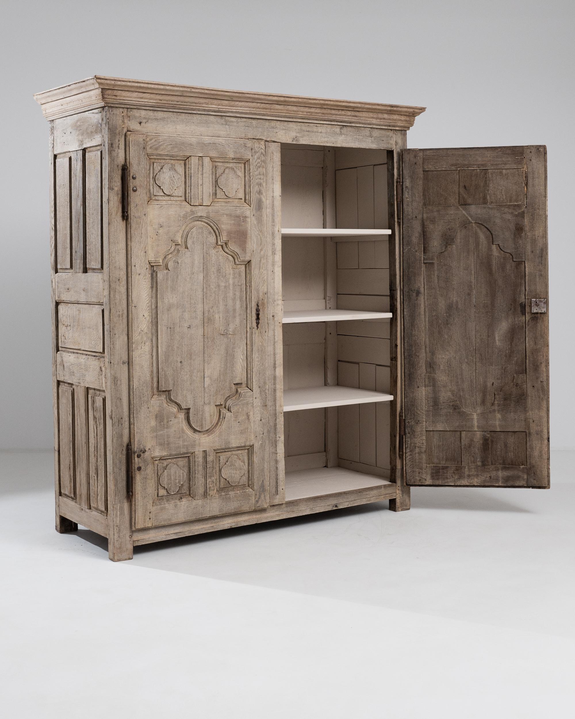 18th Century French, Oak Cabinet 1