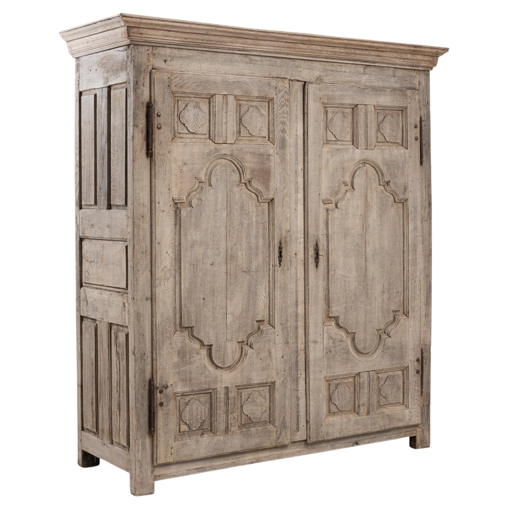 18th Century French, Oak Cabinet