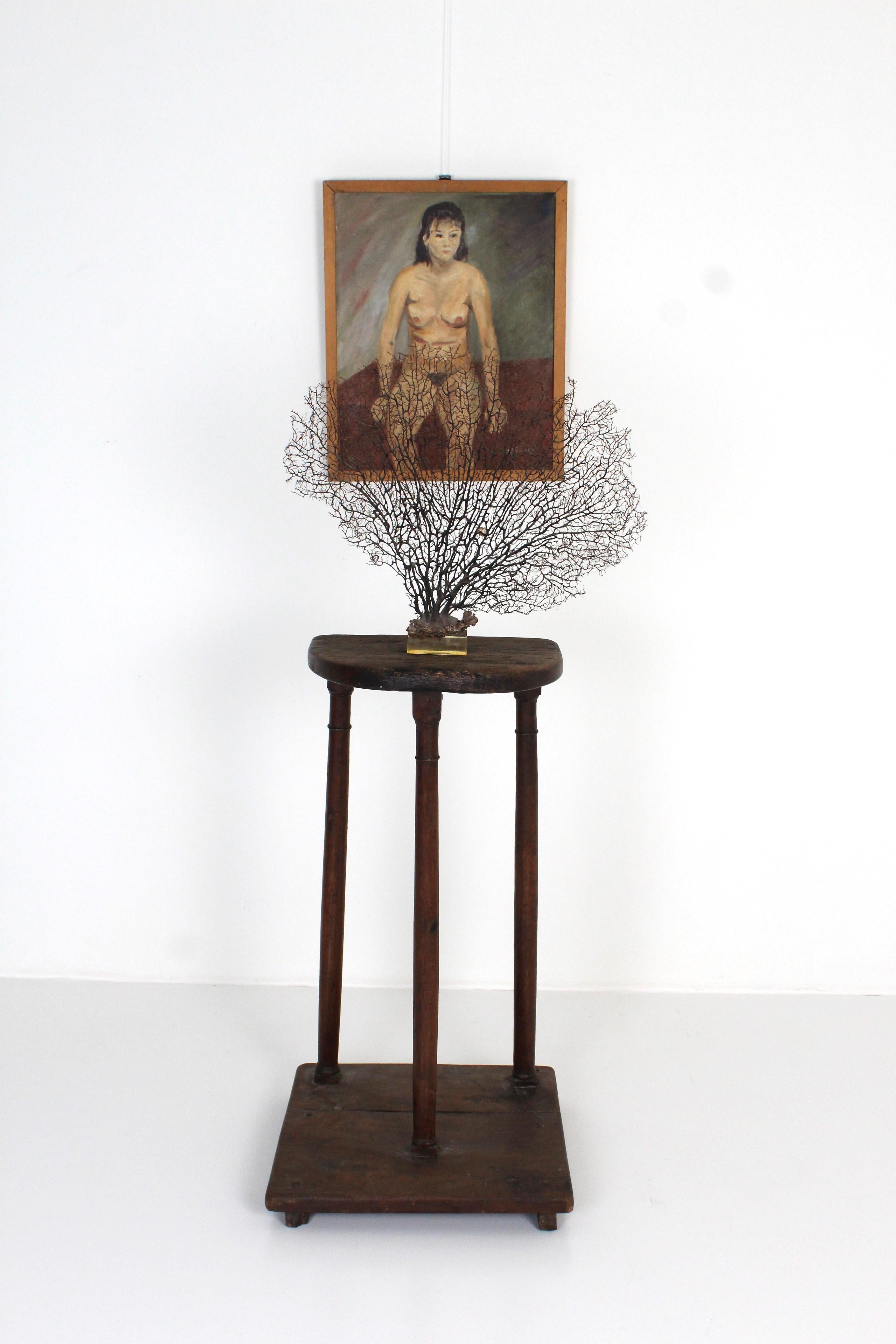 Taburete cantor francés de roble del siglo XVIII en venta 3