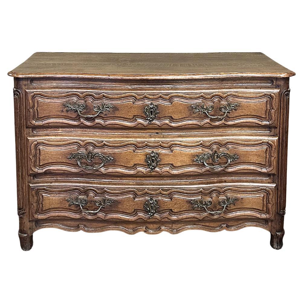 18th Century French Oak Commode For Sale