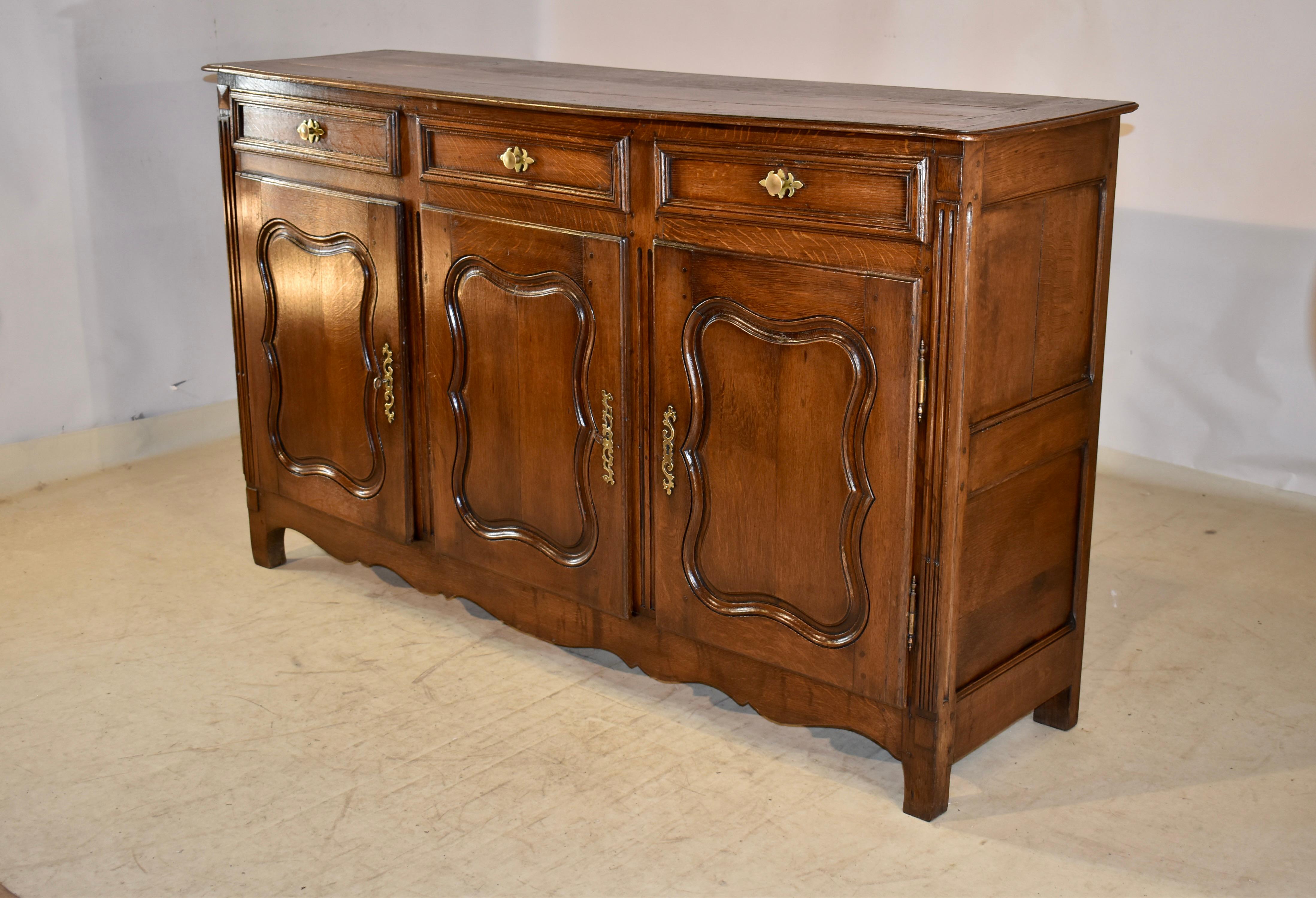 18th Century French Oak Enfilade For Sale 1