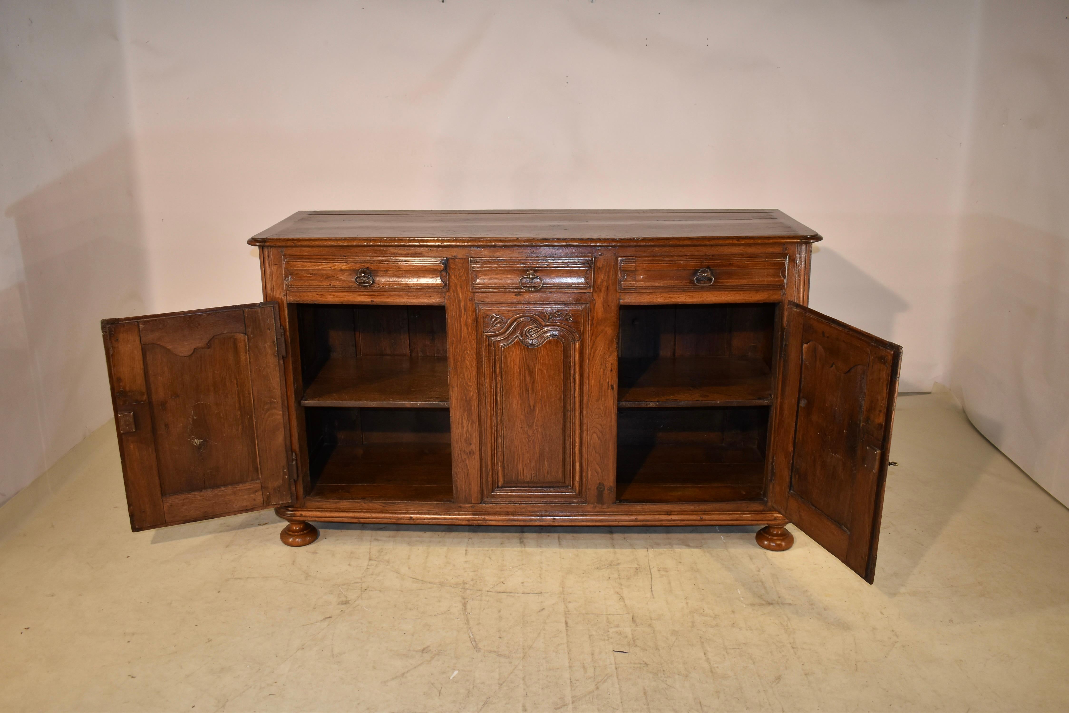 18th Century French Oak Enfilade For Sale 2