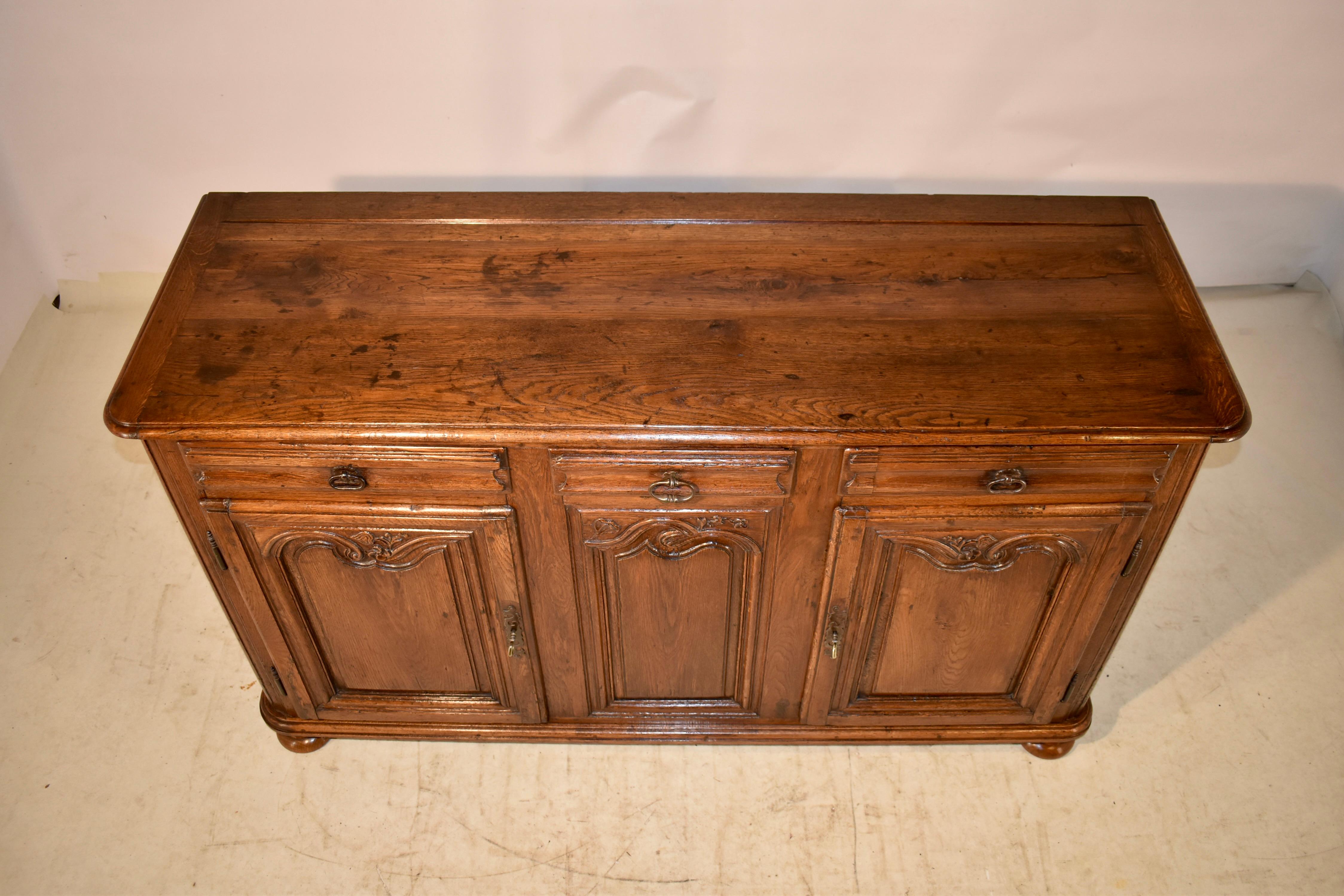 18th Century French Oak Enfilade For Sale 3