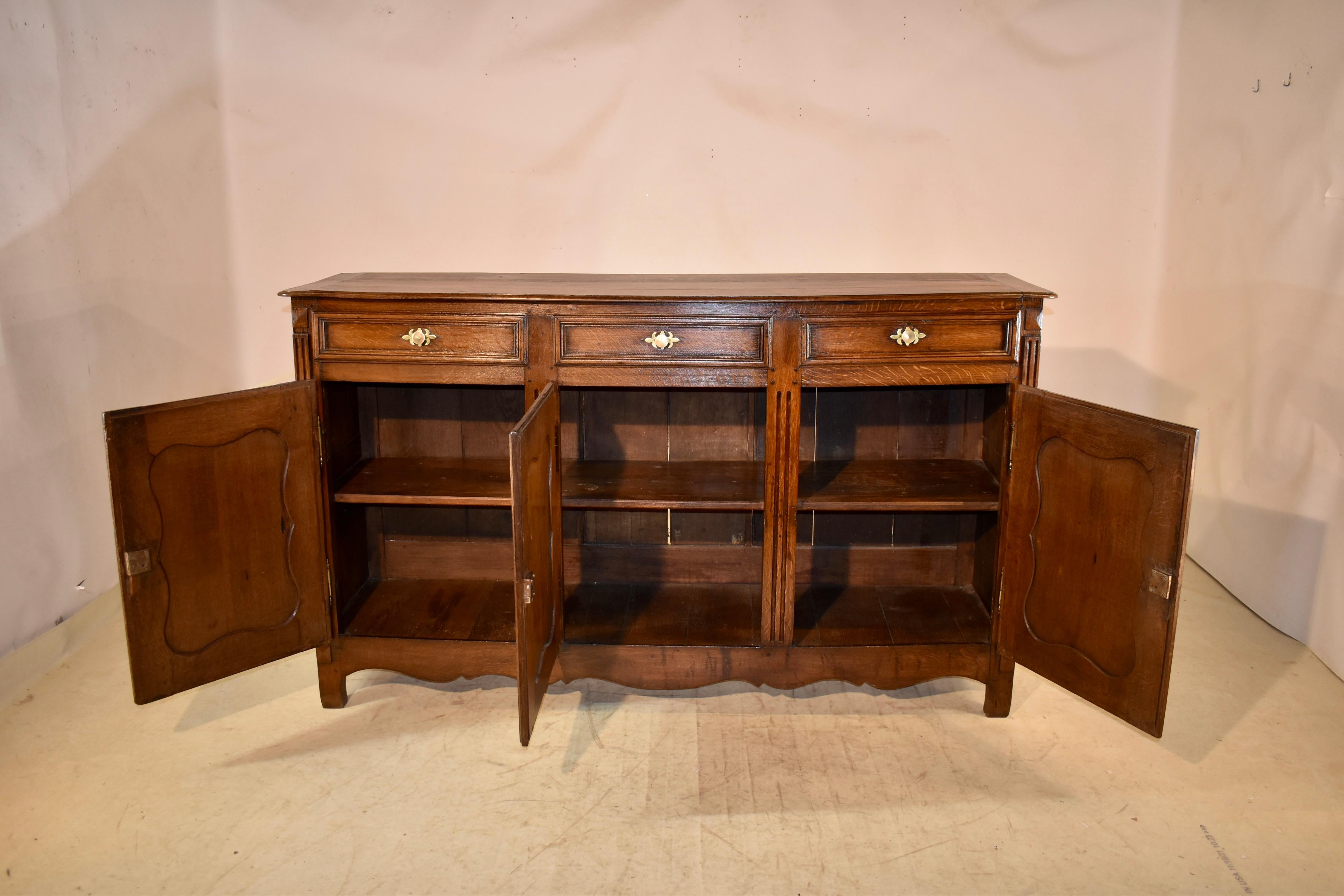 18th Century French Oak Enfilade For Sale 3