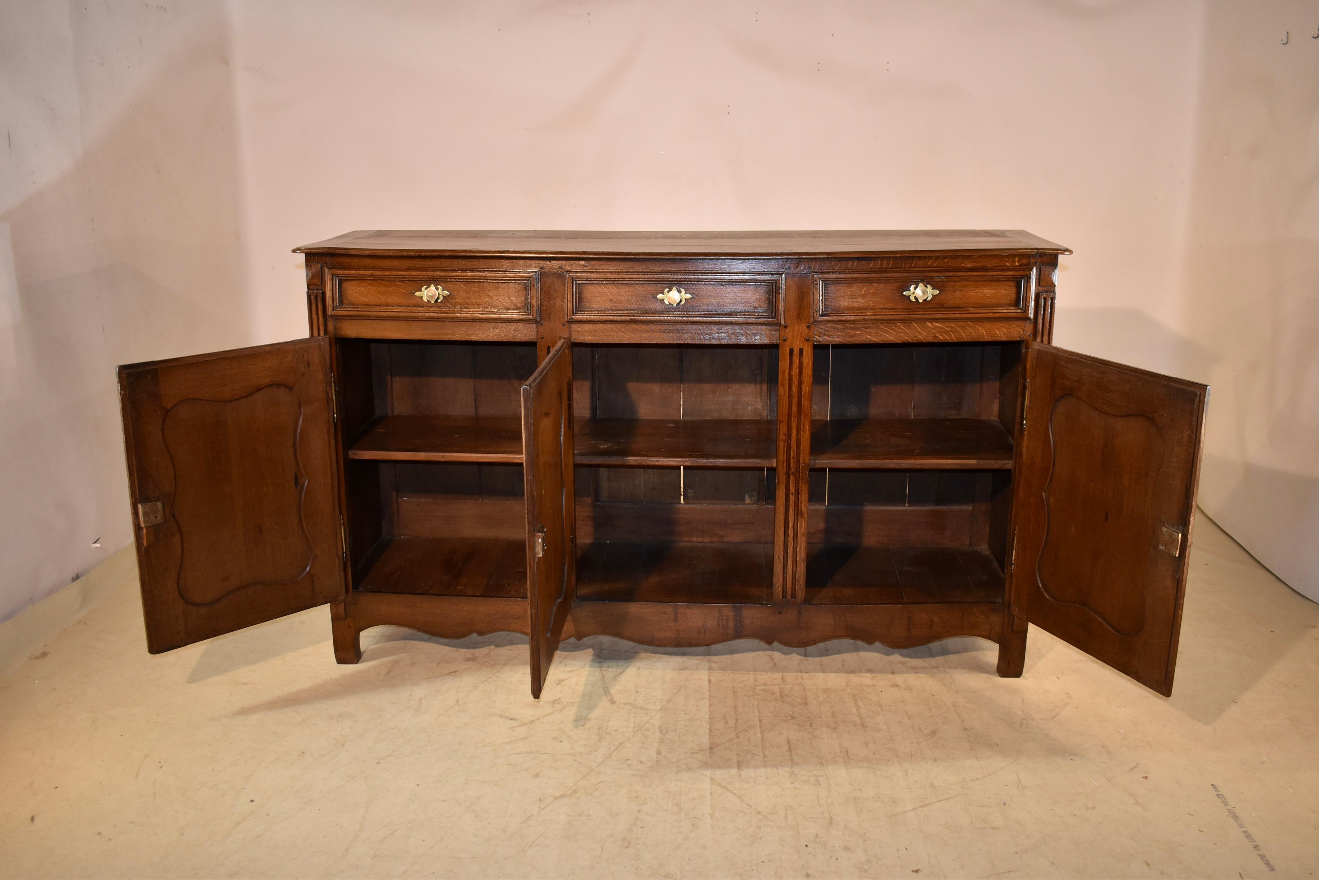 18th Century French Oak Enfilade For Sale 4