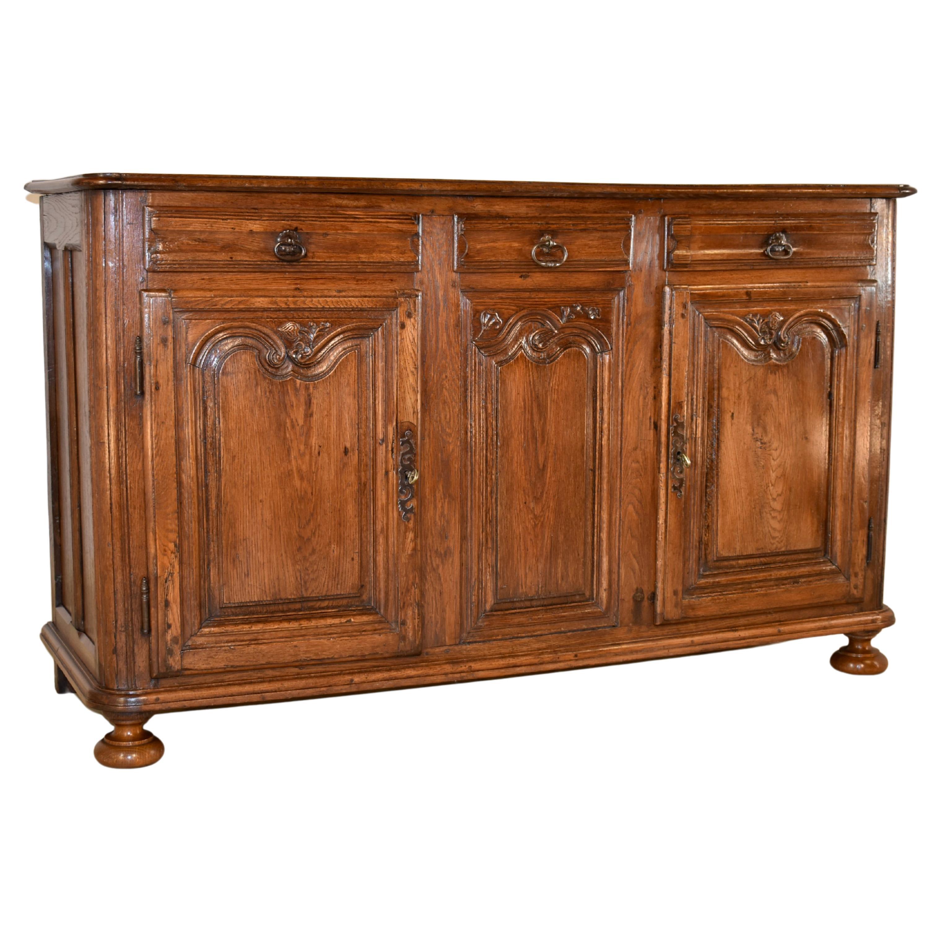 18th Century French Oak Enfilade For Sale