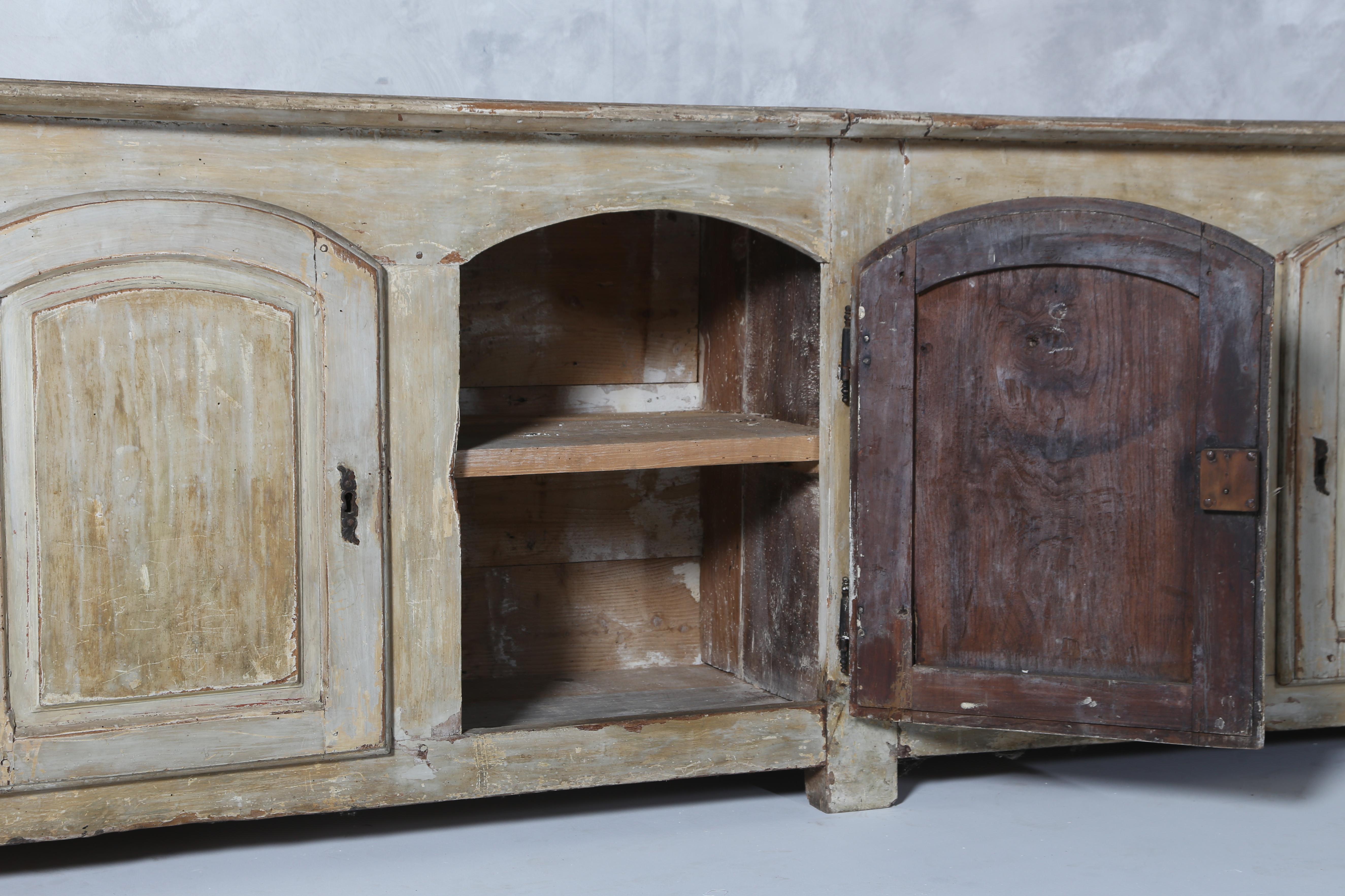 Wood 18th Century French Oak Enfilade with Original Paintwork For Sale