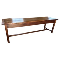 Antique 18th Century French Oak Farm Table / Dining Table