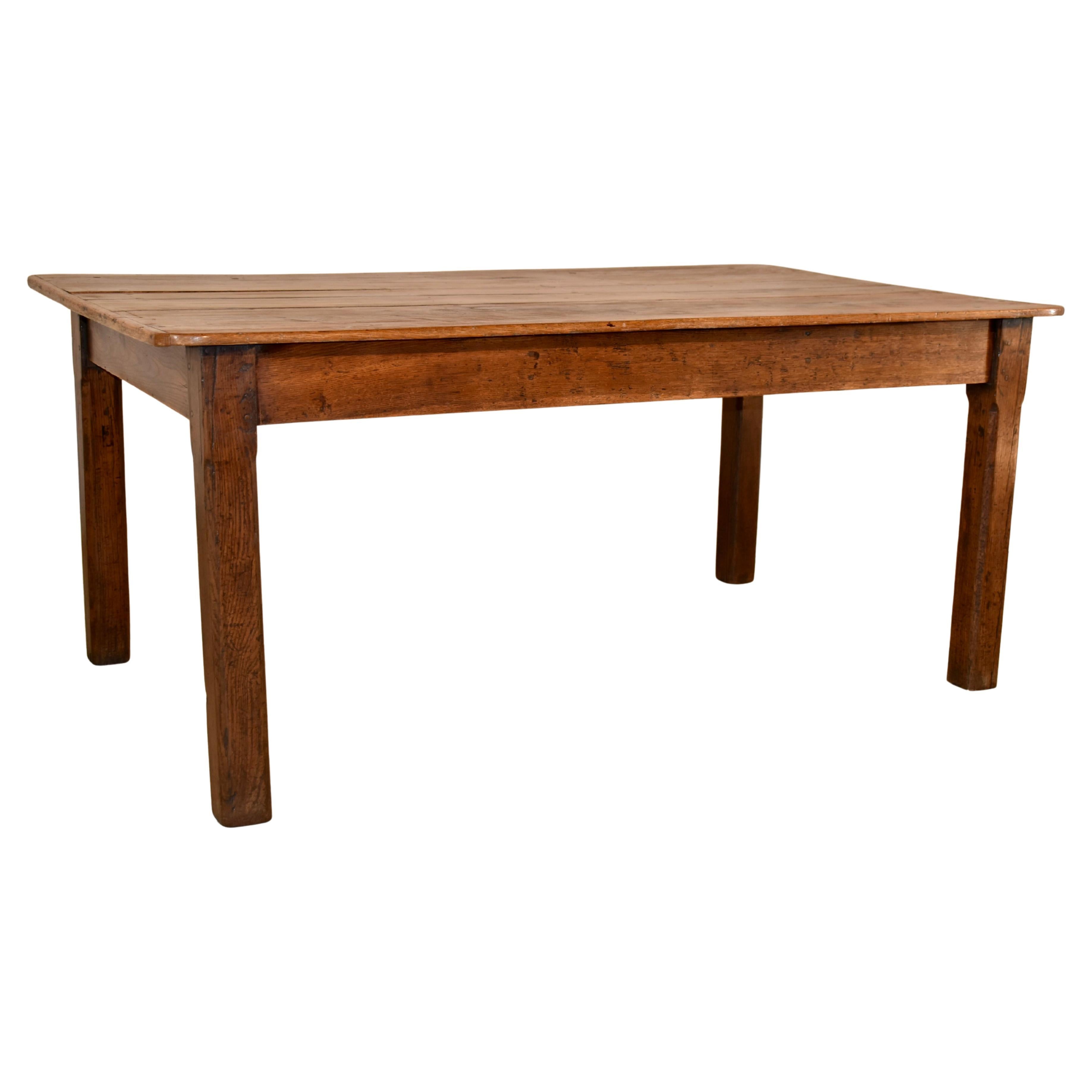 18th Century French Oak Farm Table