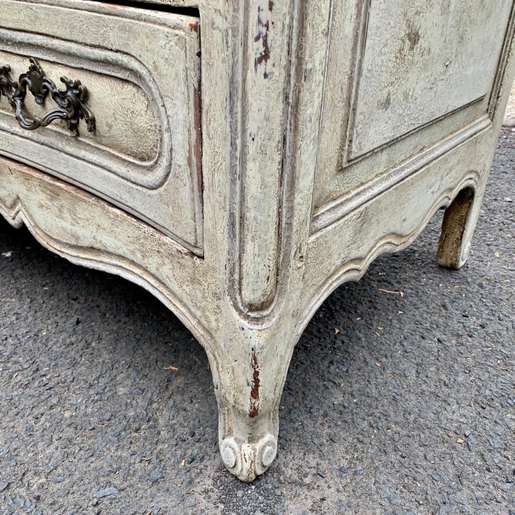 18th Century and Earlier 18th Century French Oak Painted Commode Chest of Drawers