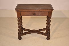 18th Century French Oak Side Table