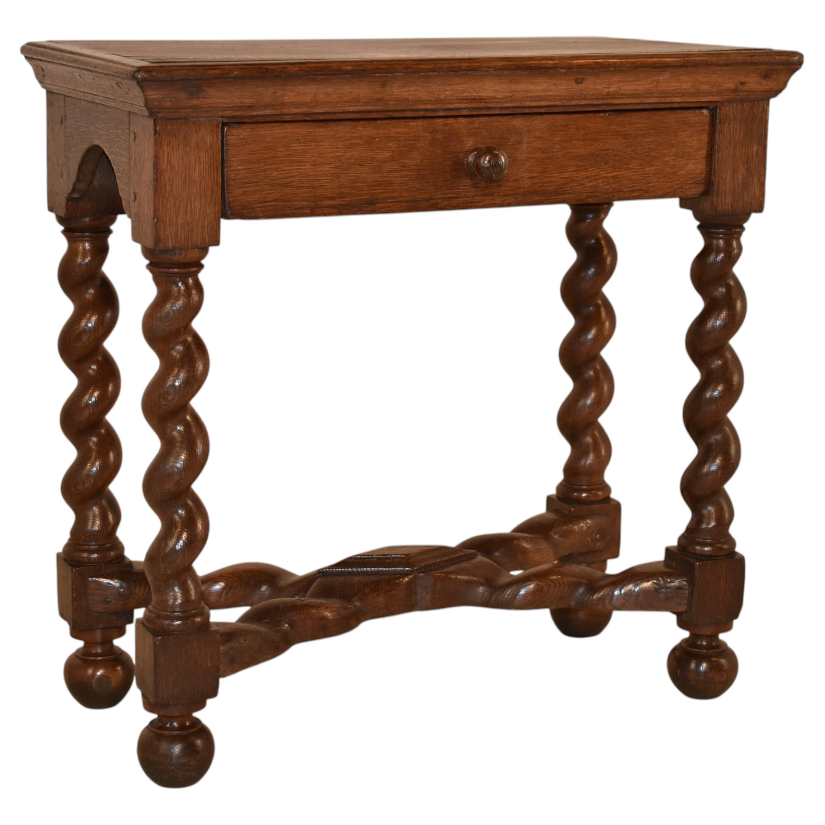 18th Century French Oak Side Table