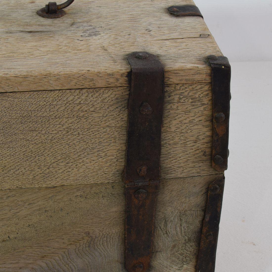 18th Century French Oak Strong Box 6