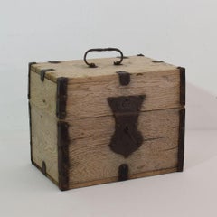 18th Century French Oak Strong Box