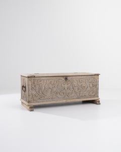18th Century French Oak Trunk