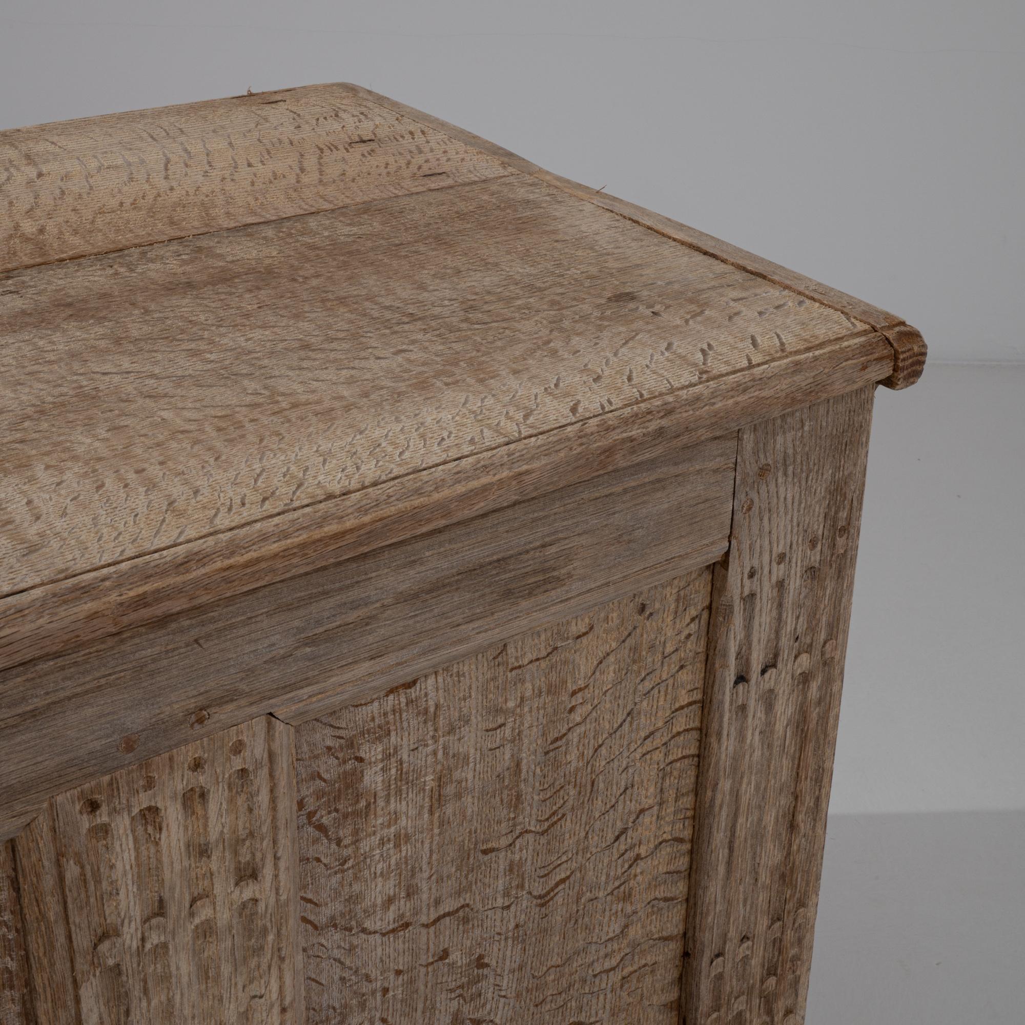 18th Century French Oak Trunk 3