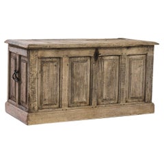 18th Century French Oak Trunk