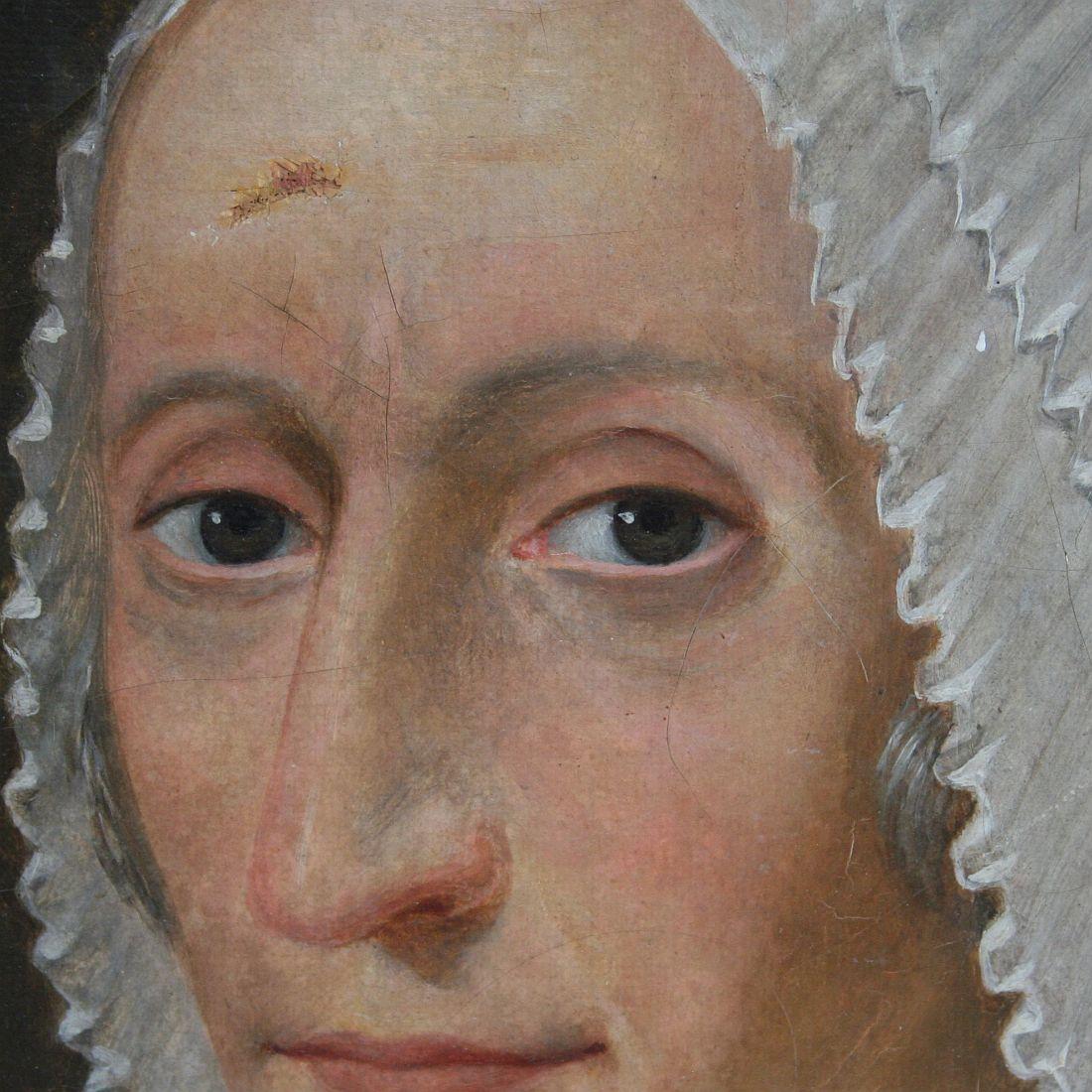 18th Century French Oil Paint Portrait of a Lady 4