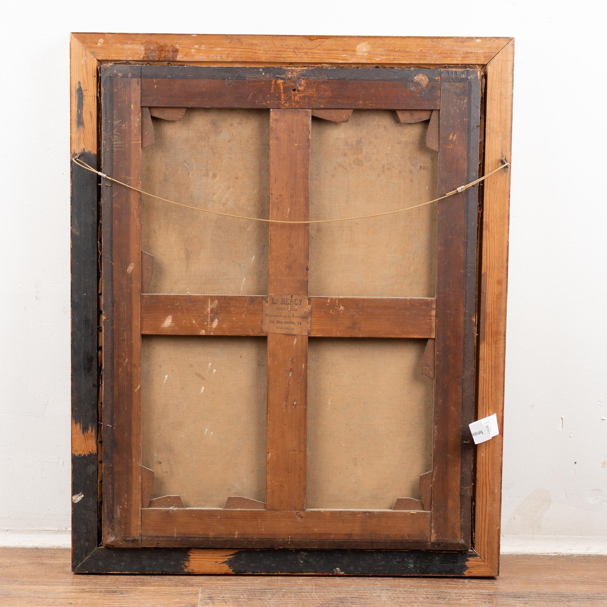 18. Jahrhundert Französisch Original Öl auf Leinwand Gemälde des Alterns König im Angebot 8