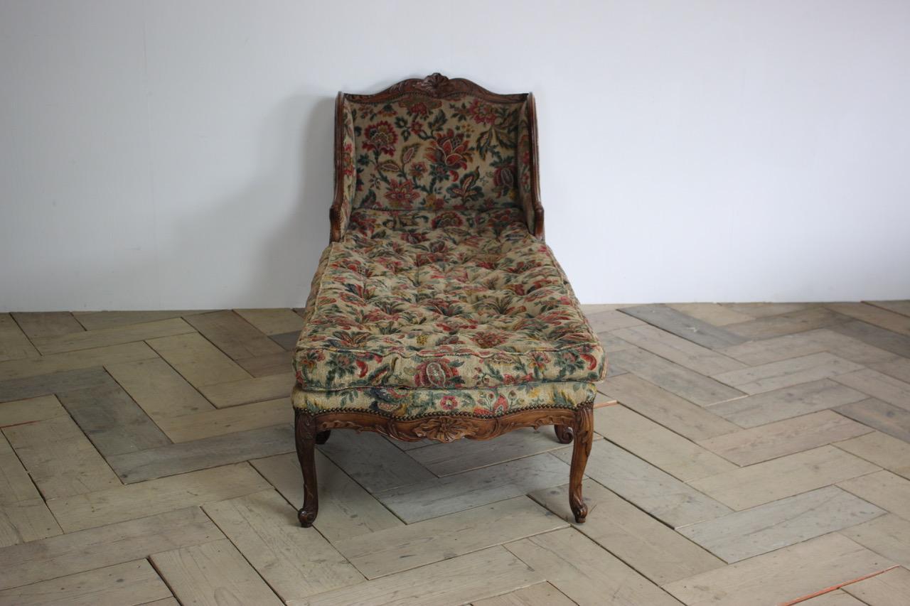 18th Century and Earlier 18th Century French Oversized Chaise Longue