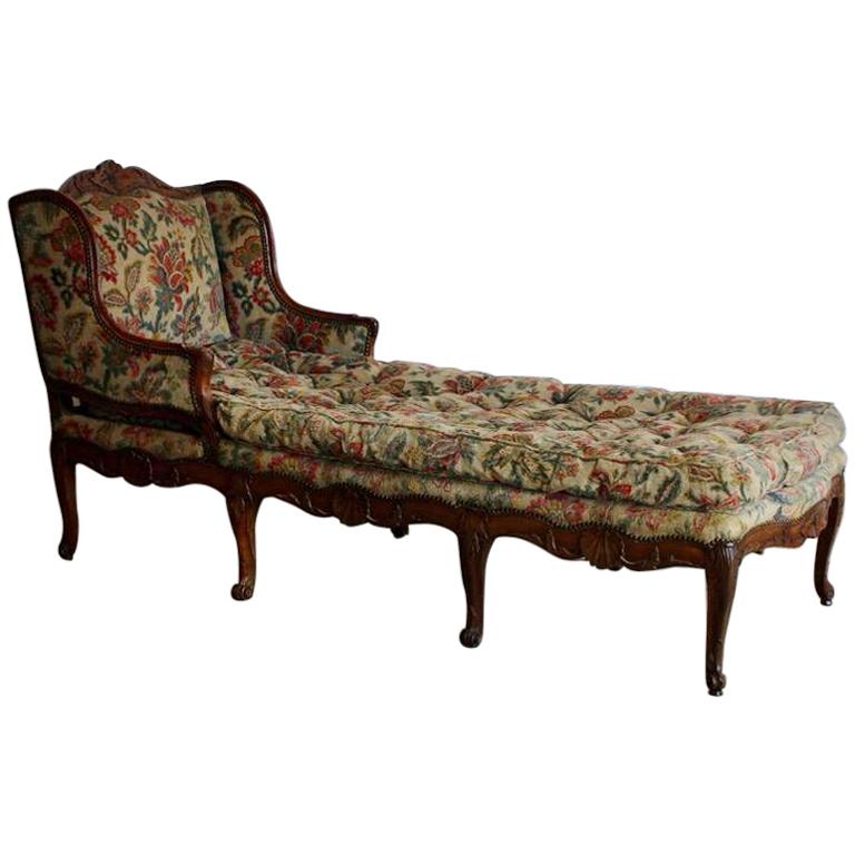 18th Century French Oversized Chaise Longue at 1stDibs