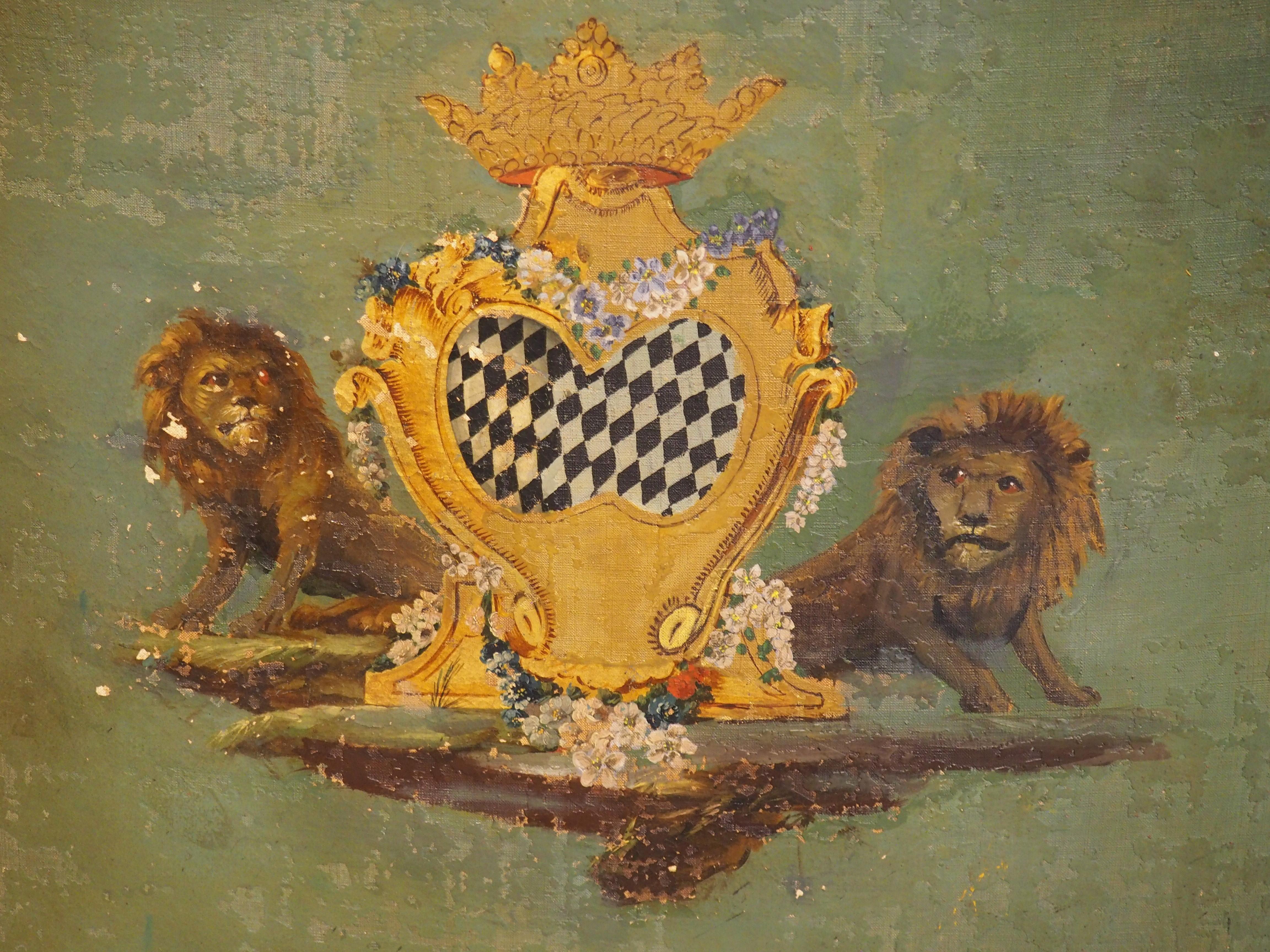18th Century French Painted and Gilded Chaise à Porteurs, Sedan Chair 7