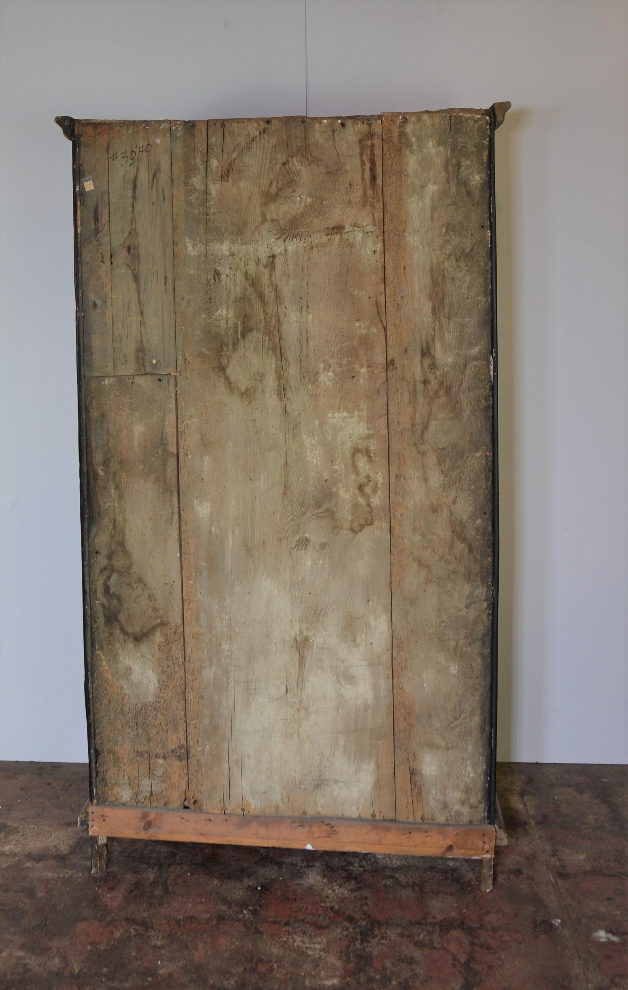 18th Century French Painted Armoire, Cupboard 3
