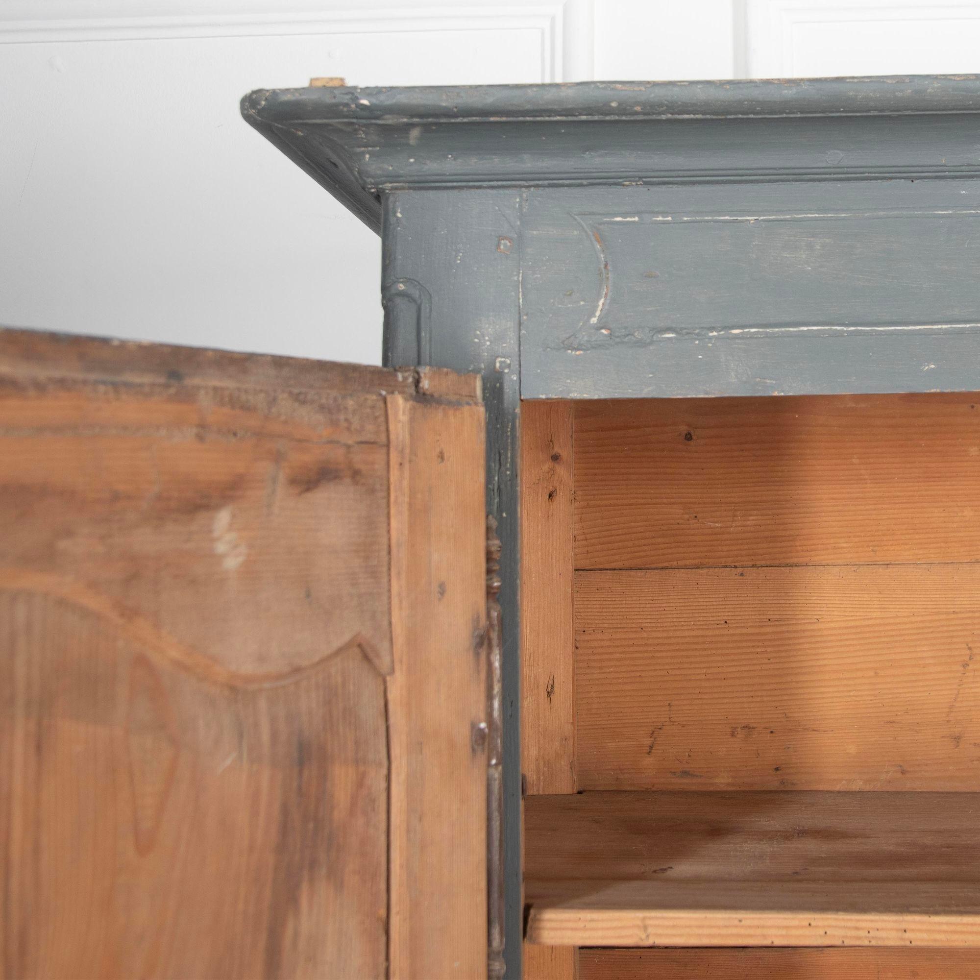 18th Century French Painted Armoire For Sale 1