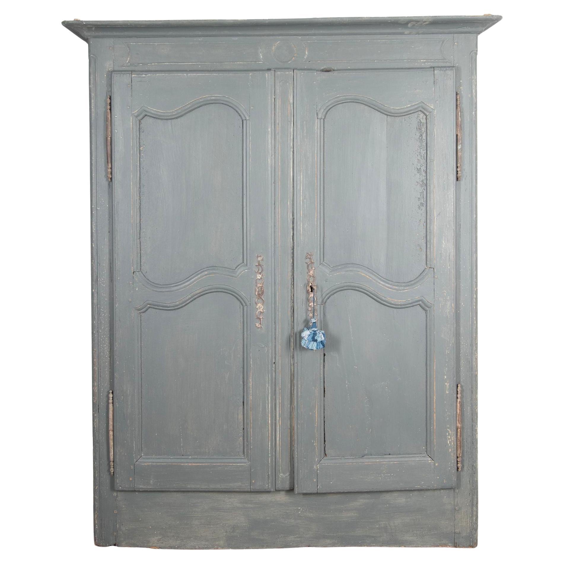 18th Century French Painted Armoire