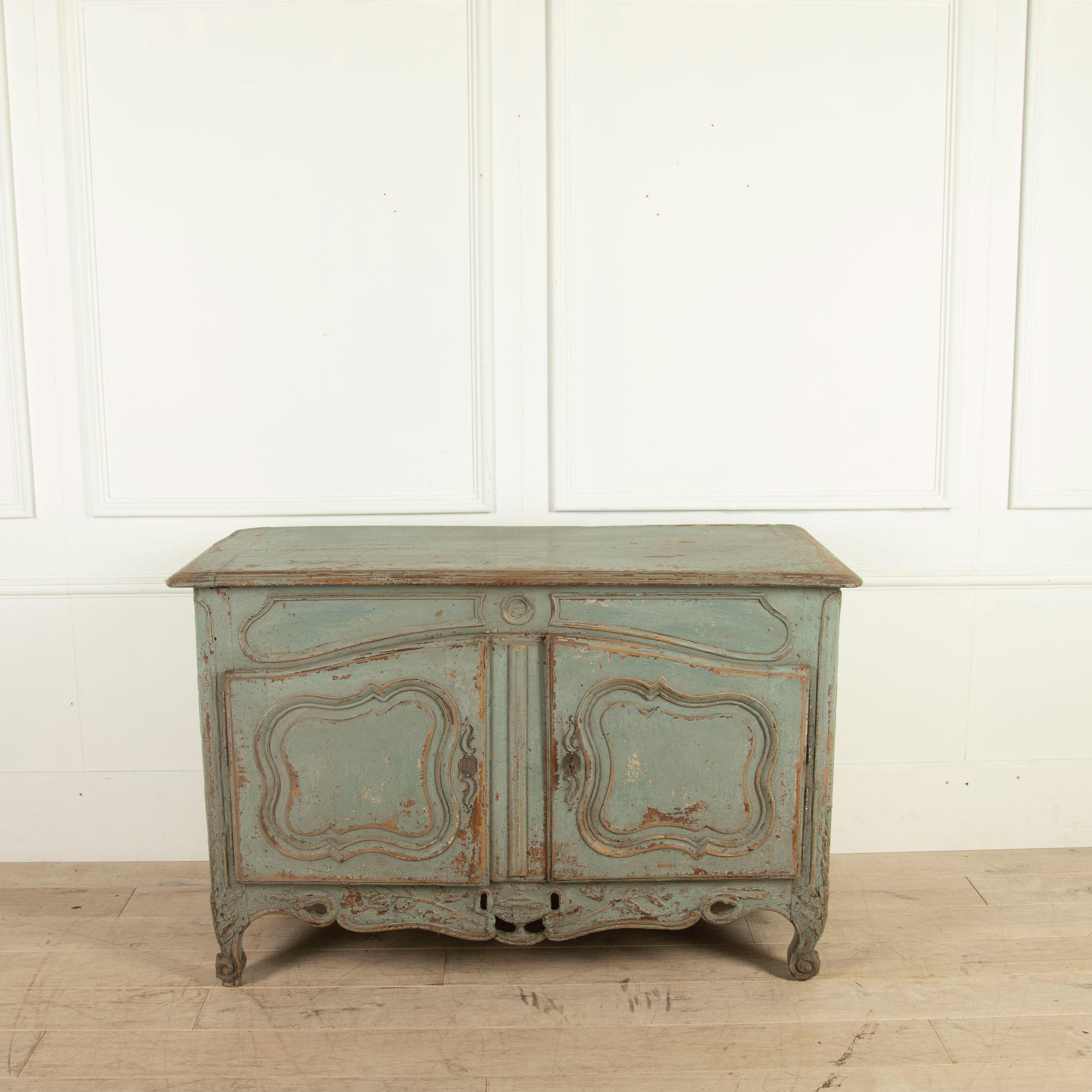 A late 18th century French painted buffet.
  
