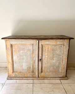 18th century French Painted Buffet with Original Patina