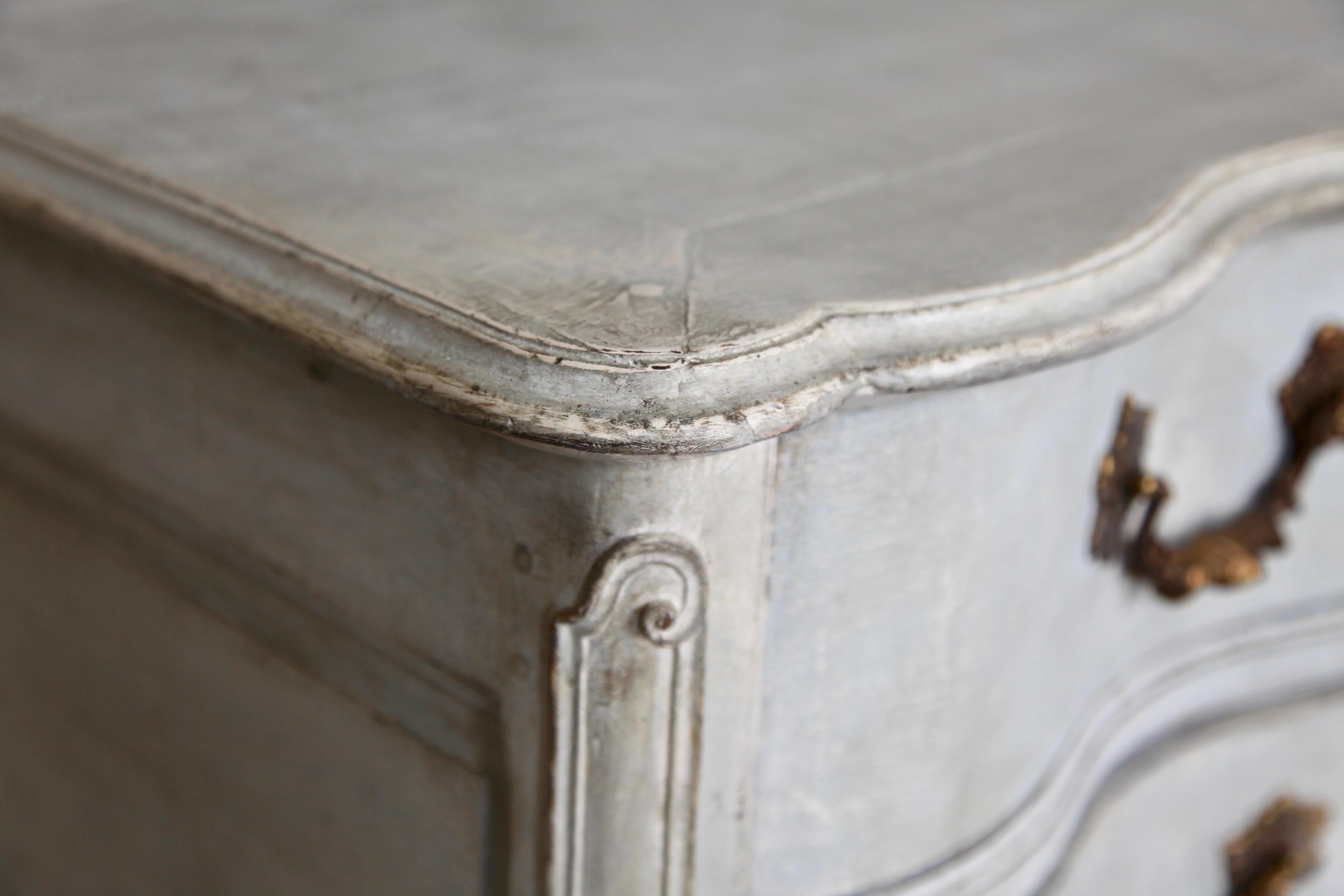 18th Century French Painted Chest of Drawers 6