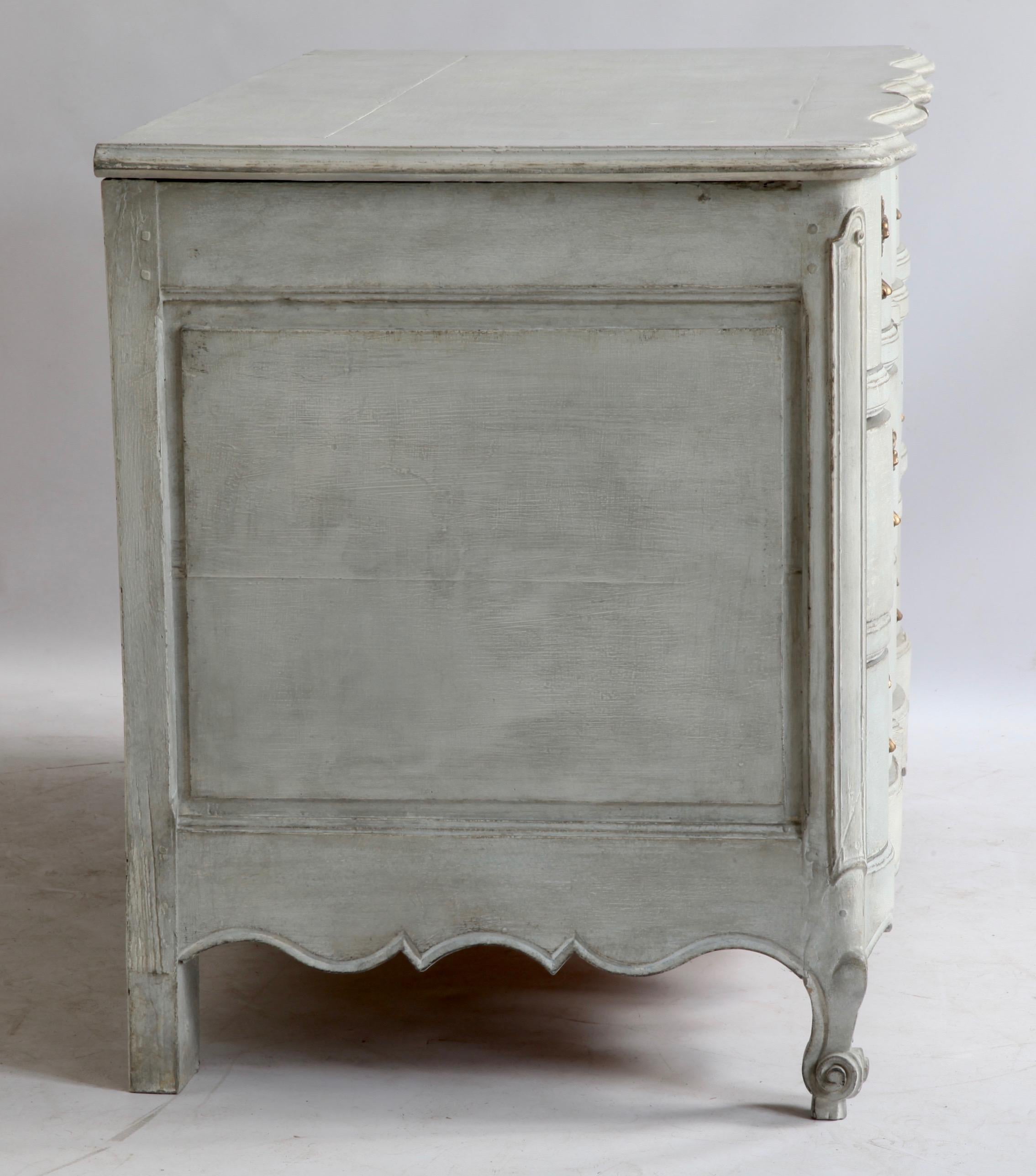 Louis XV 18th Century French Painted Chest of Drawers