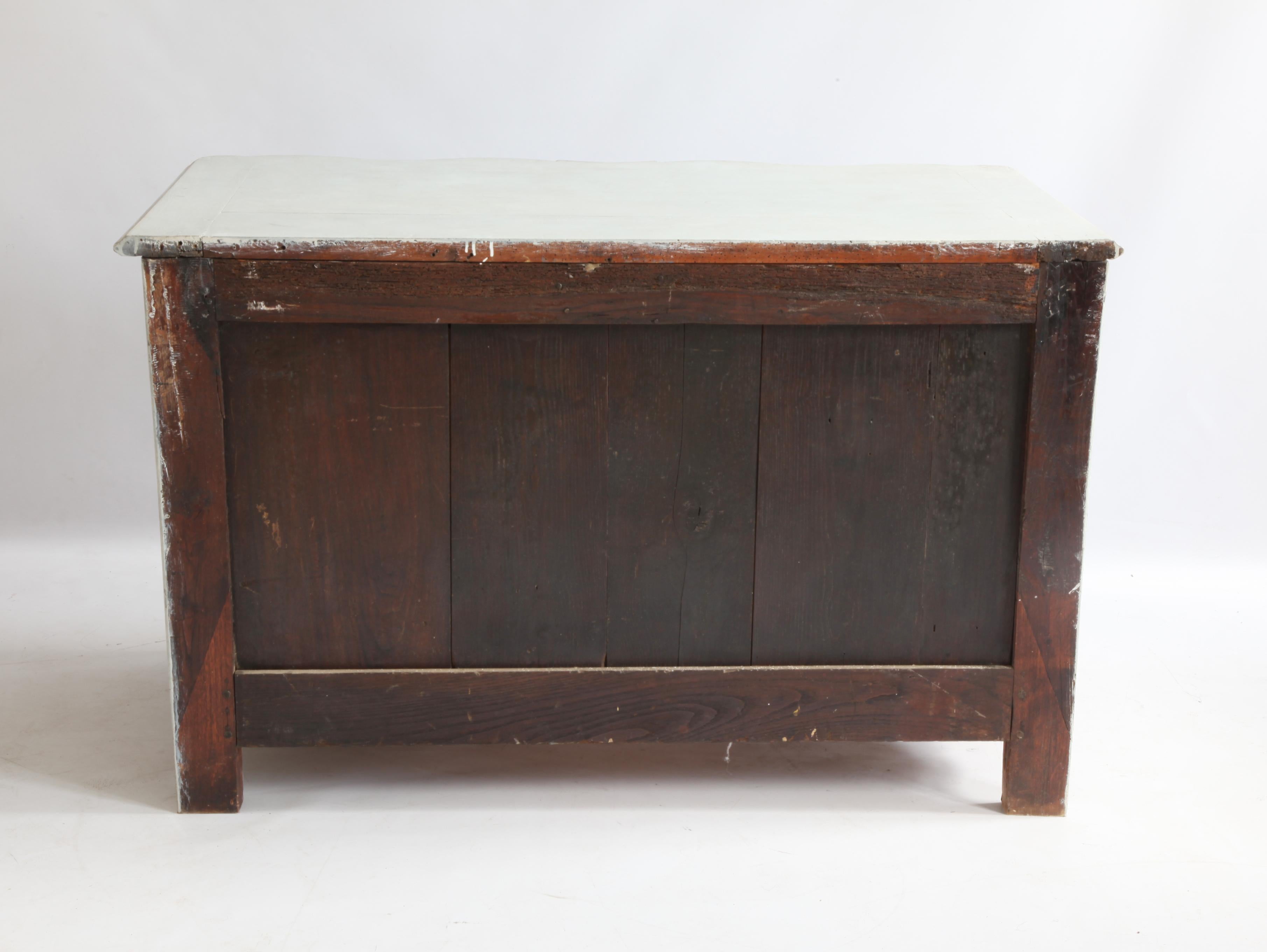 Oak 18th Century French Painted Chest of Drawers