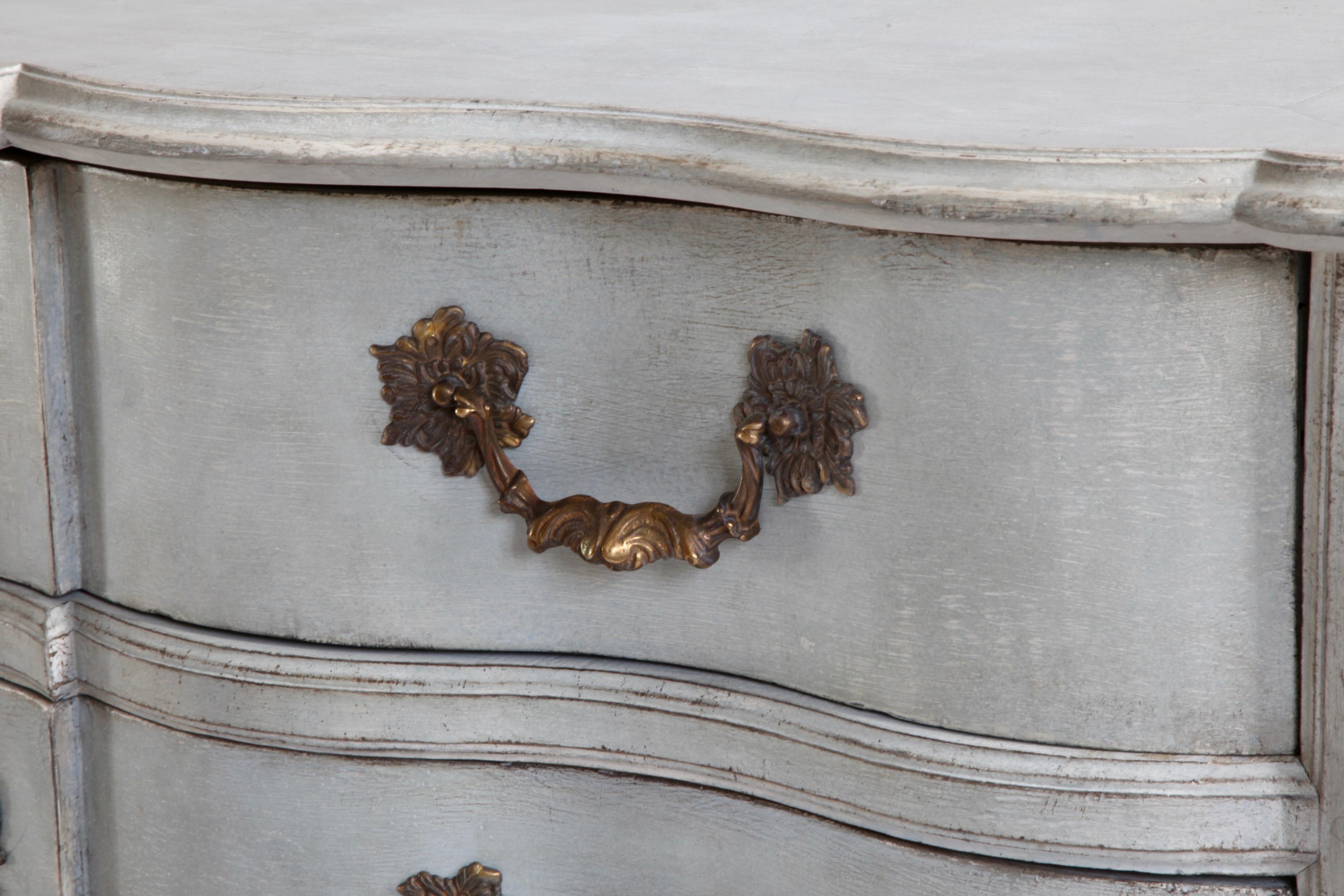 18th Century French Painted Chest of Drawers 3