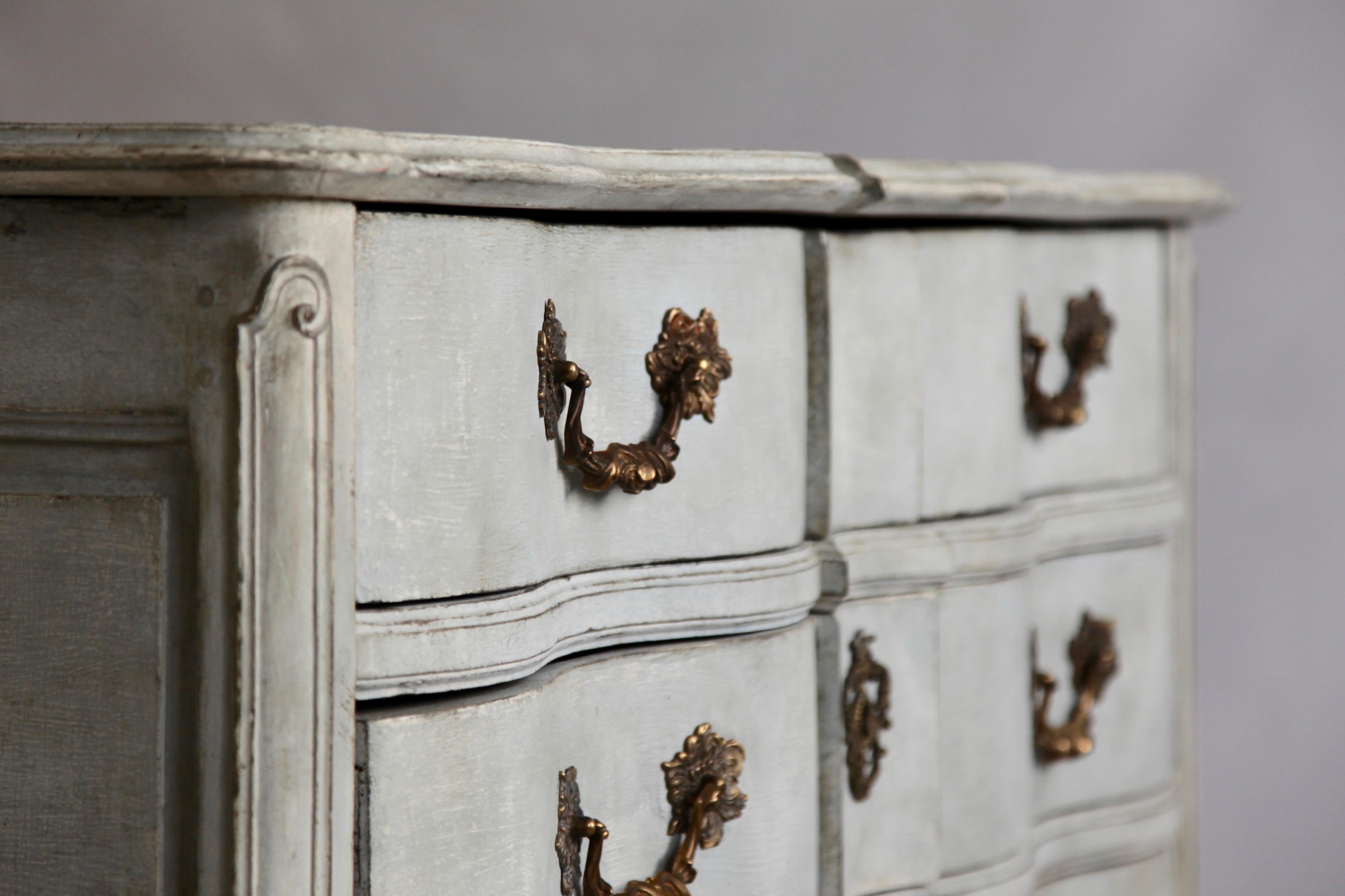 18th Century French Painted Chest of Drawers 4