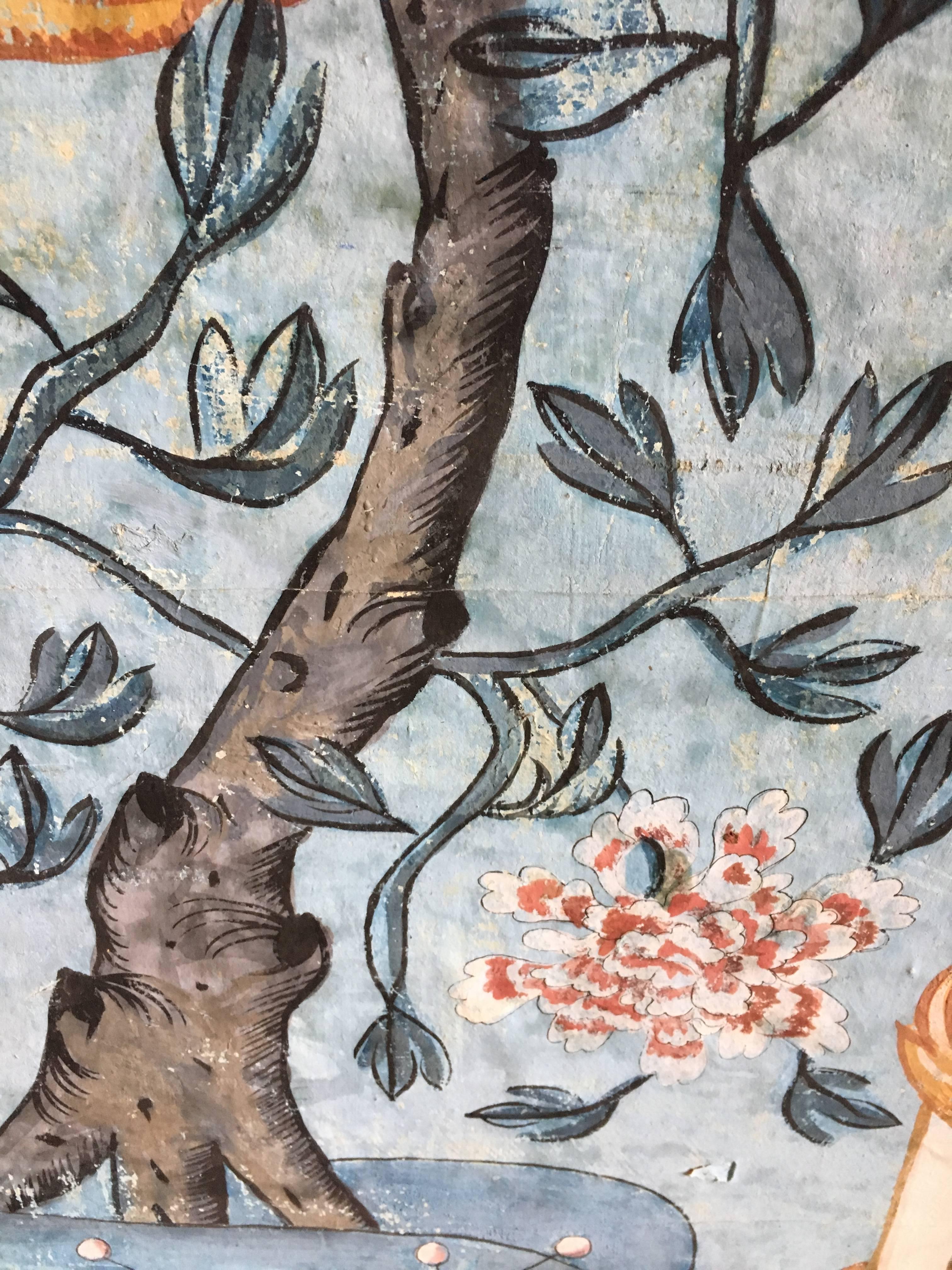 18th Century French Painted Screen 7