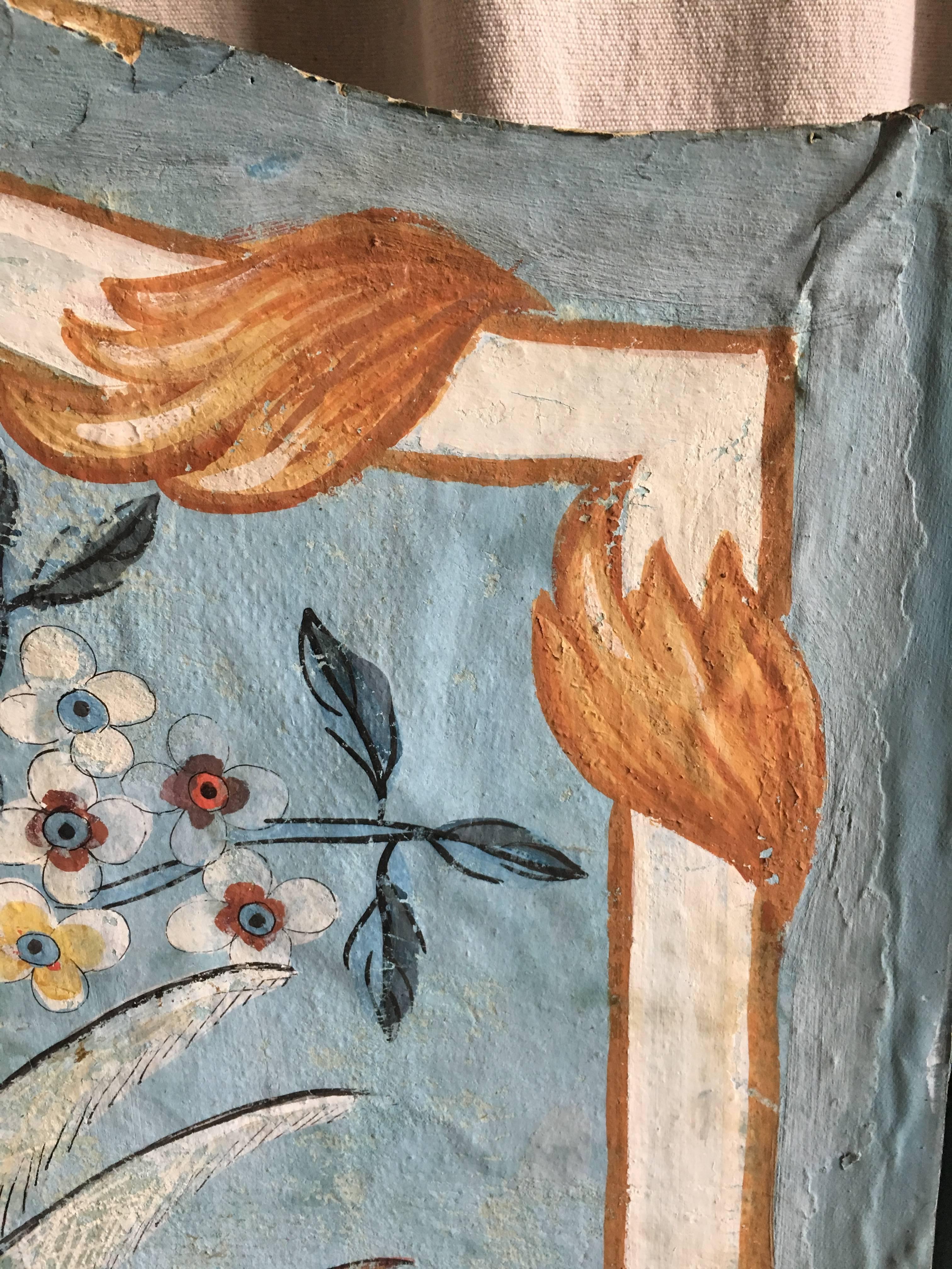 18th Century French Painted Screen 8