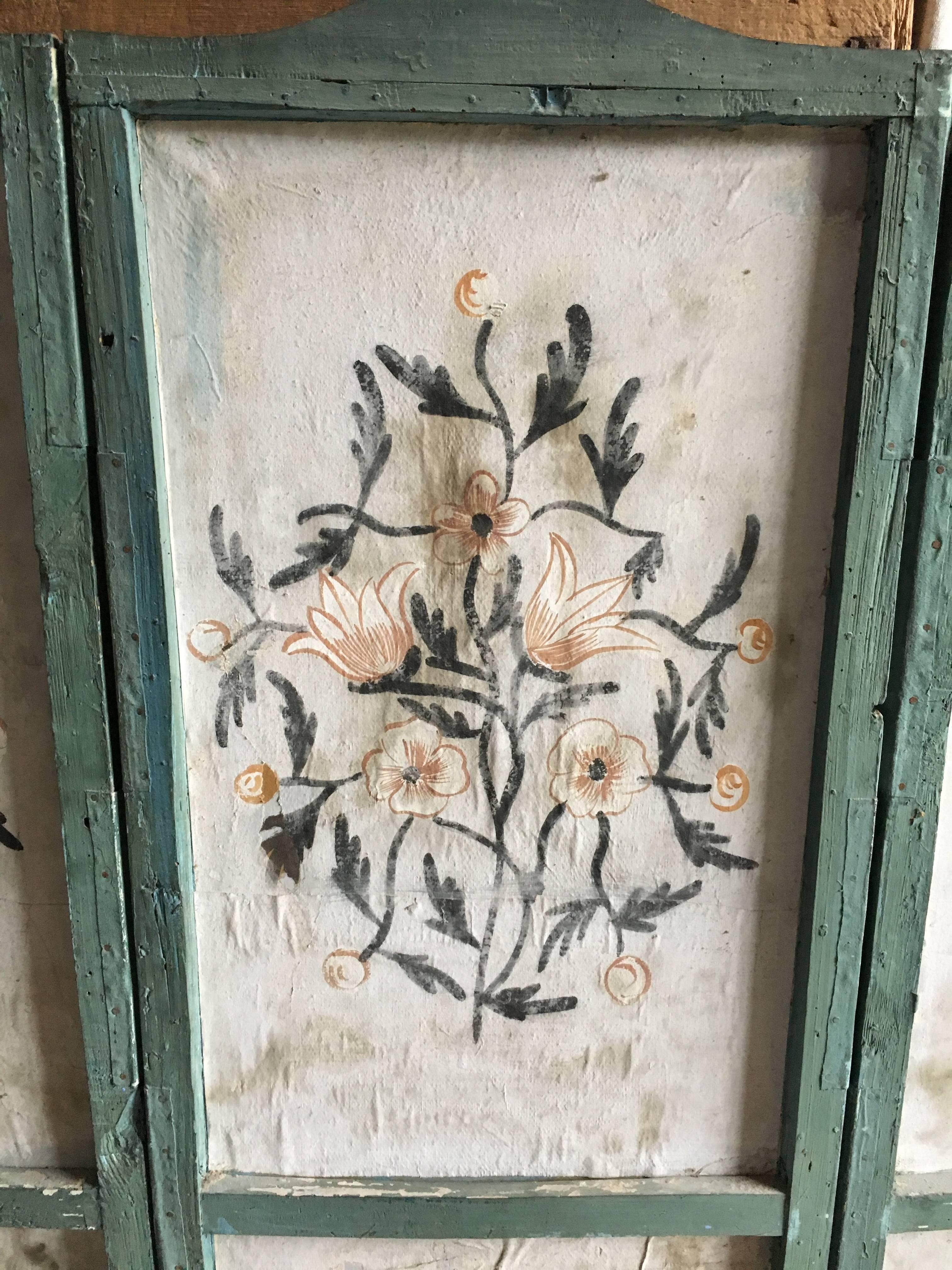 18th Century French Painted Screen 10